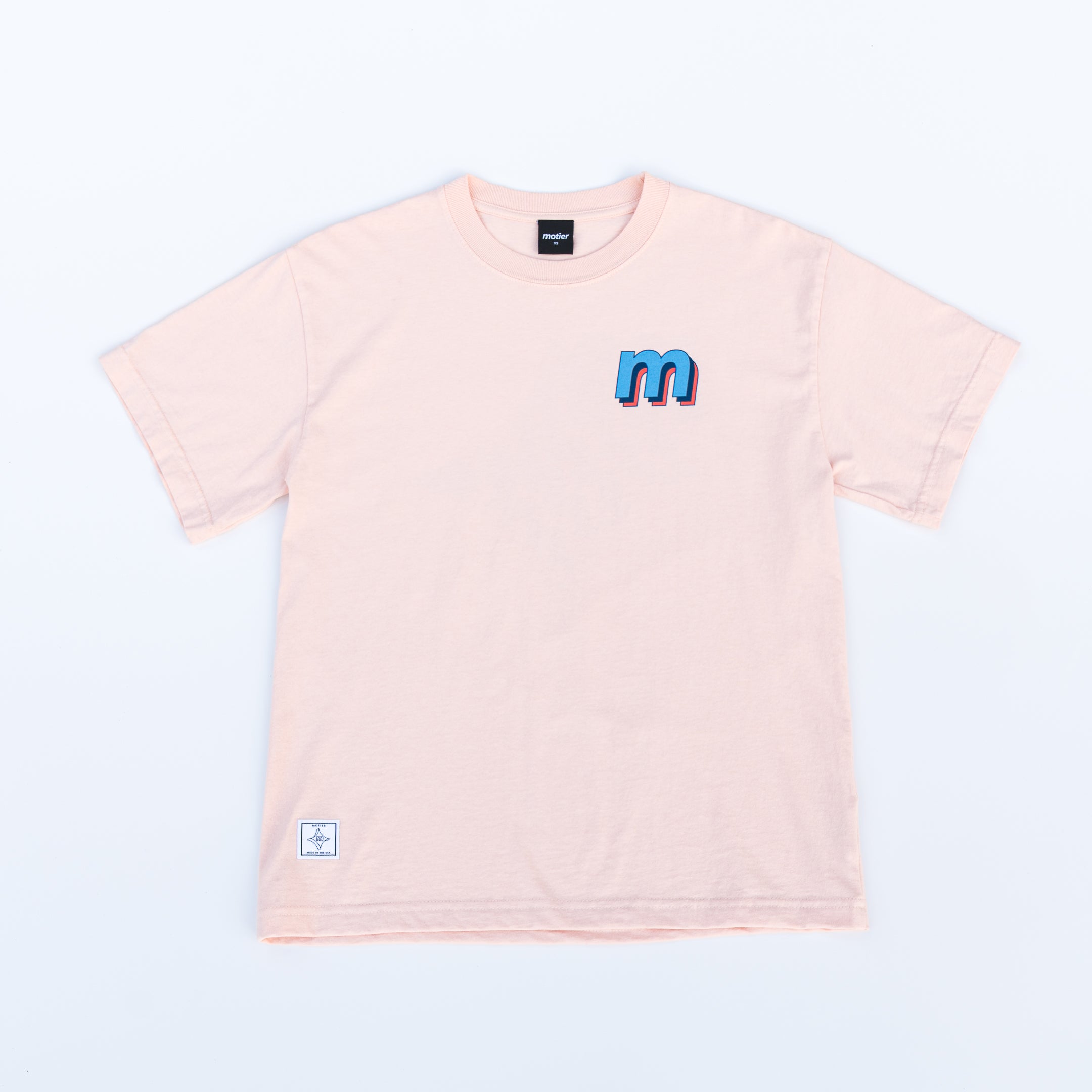 The Layers Luxe Tee (Peach) - Motier Lafayette 