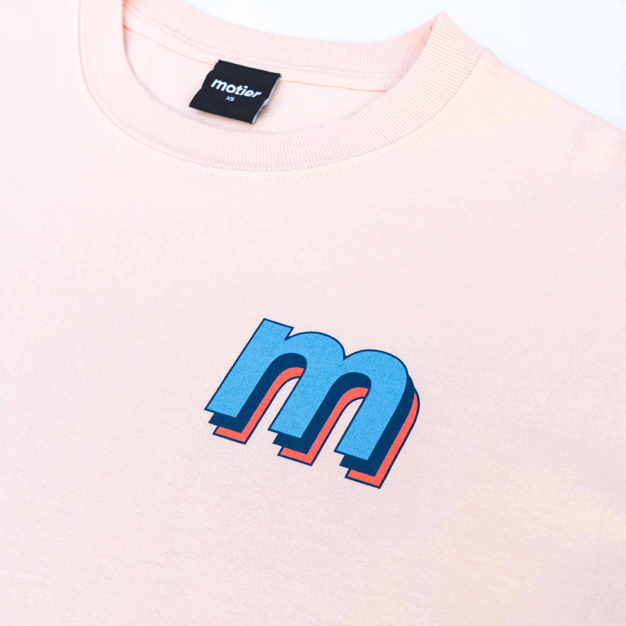 The Layers Luxe Tee (Peach) - Motier Lafayette 