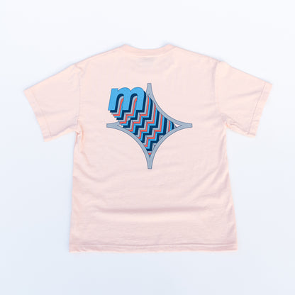 The Layers Luxe Tee (Peach) - Motier Lafayette 