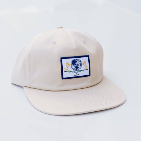 Infamous Logo Leather Strapback (Light Tan)