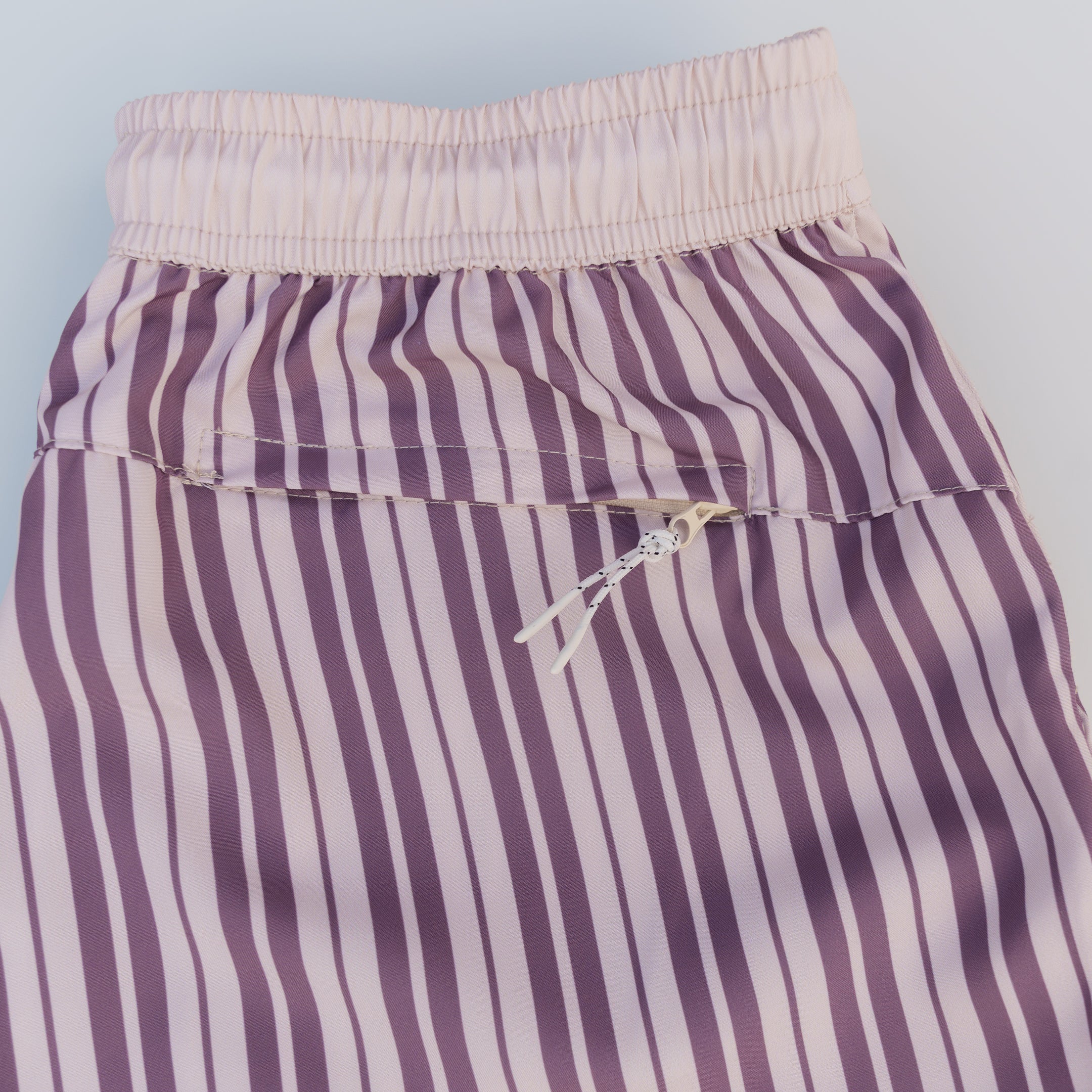 The Youth Striped Lineage Boardshorts (Oxford/Rosewood)