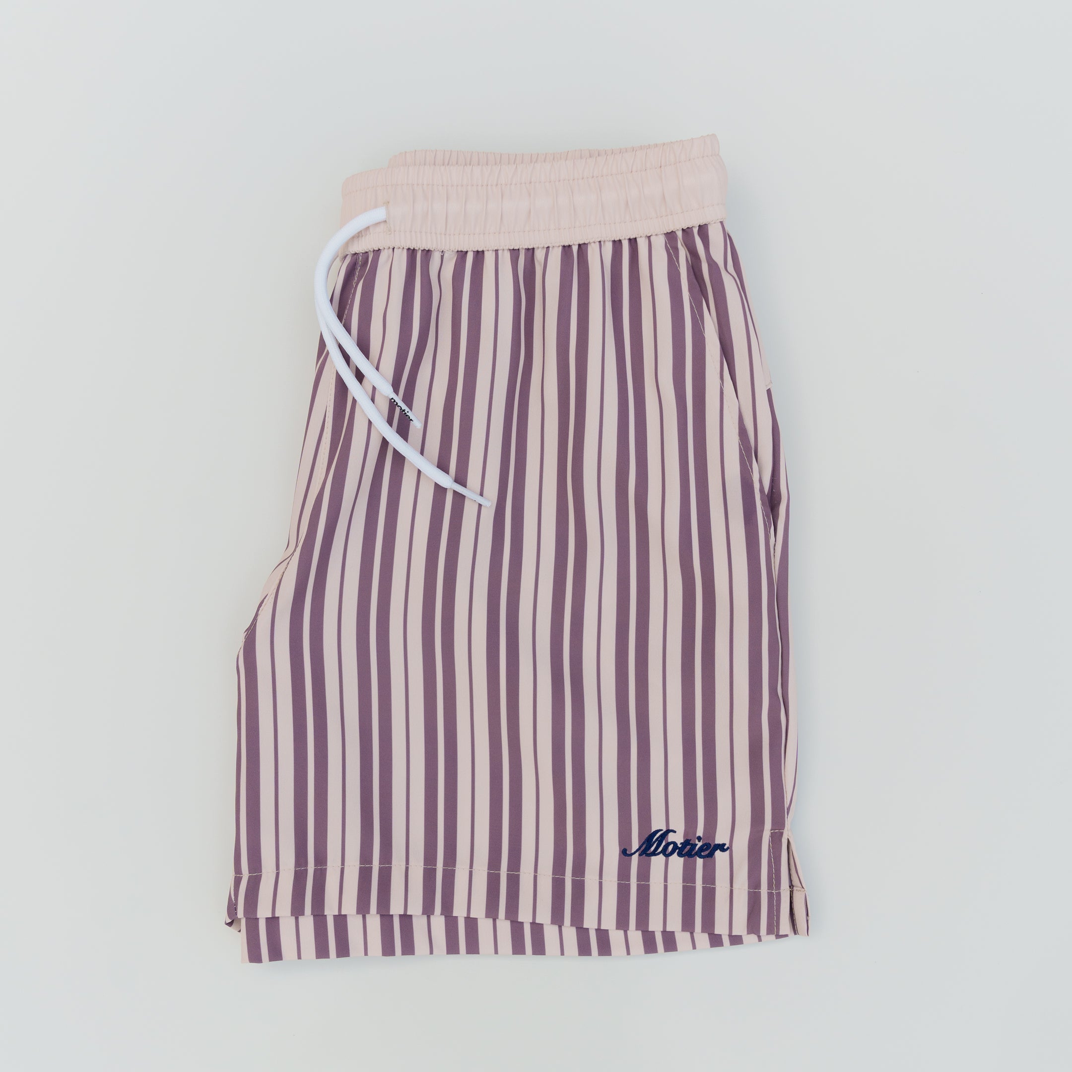 The Youth Striped Lineage Boardshorts (Oxford/Rosewood)