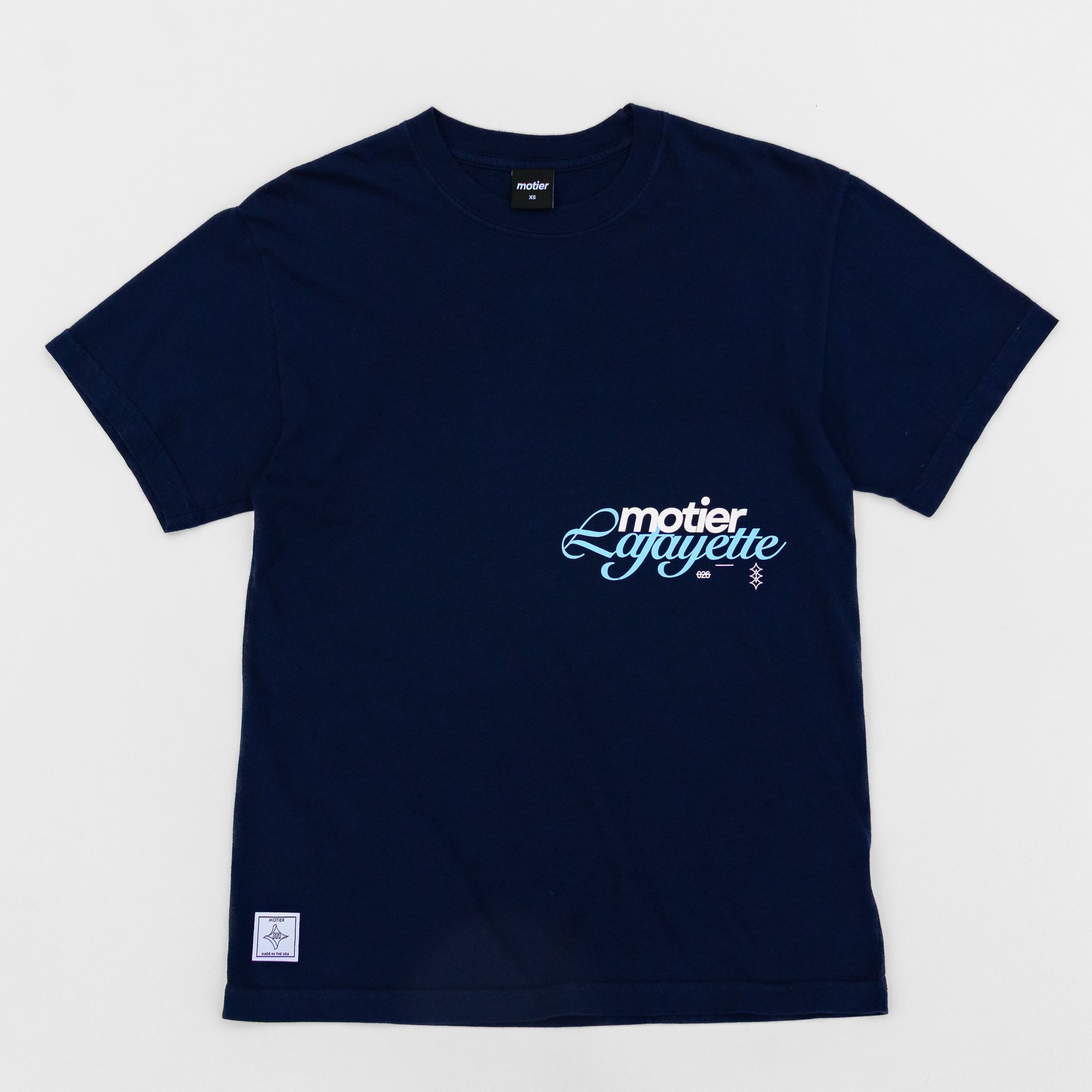 The Motier Luxe by Design Signature Luxe Tee (Navy) - Motier Lafayette 