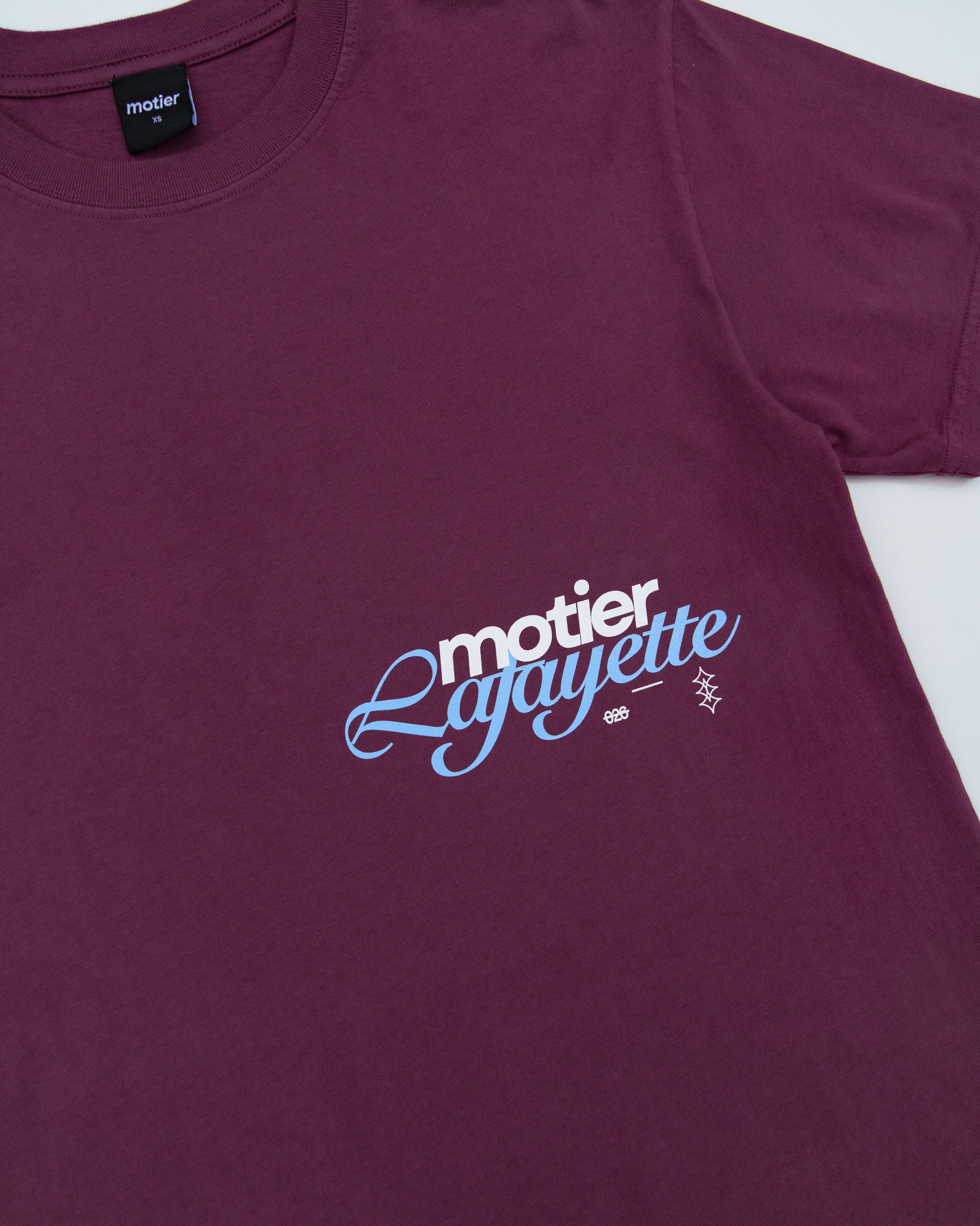The Motier Luxe by Design Signature Luxe Tee (Plum Wine) - Motier Lafayette 