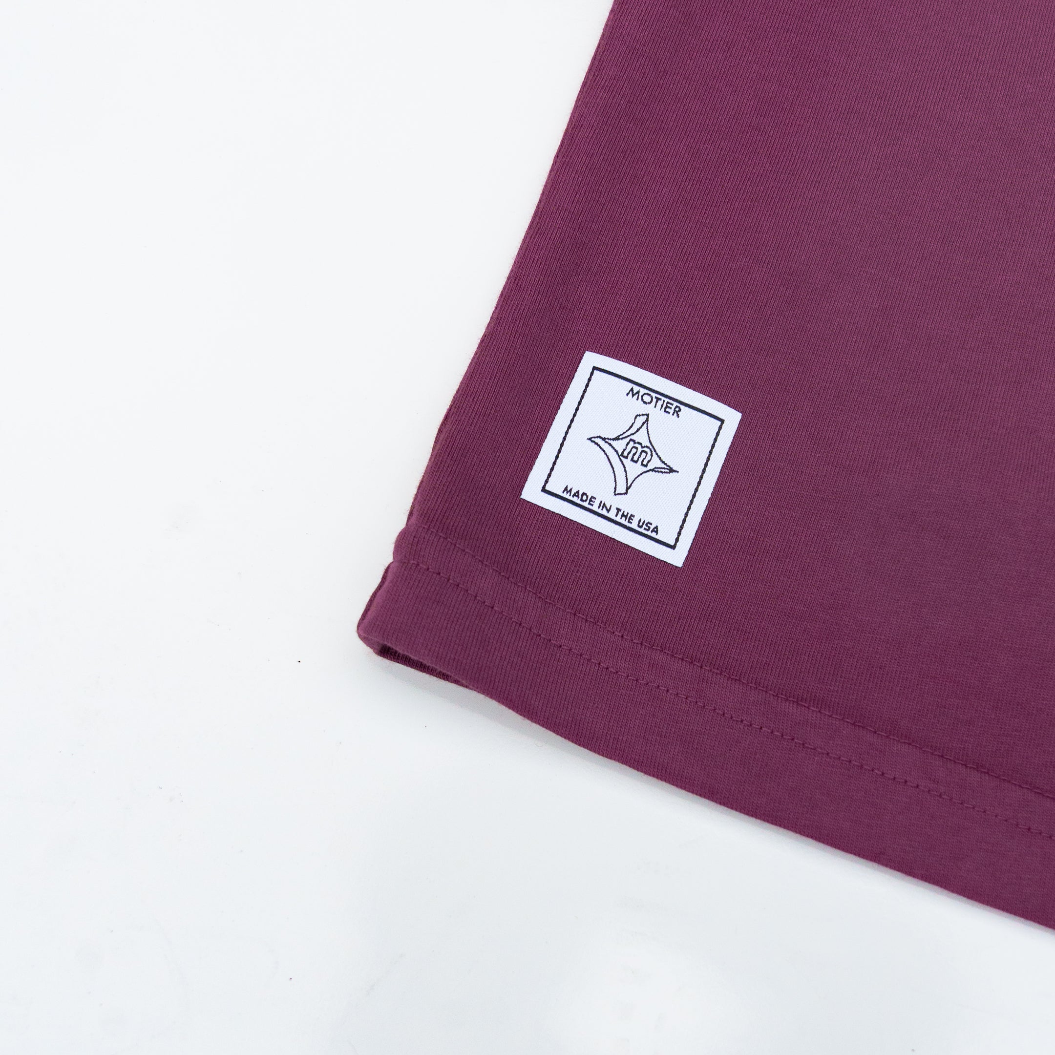 The Motier Luxe by Design Signature Luxe Tee (Plum Wine) - Motier Lafayette 