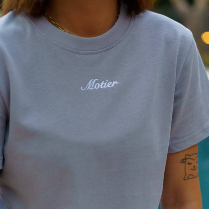 The Script Luxe Crop (Dark Clear)