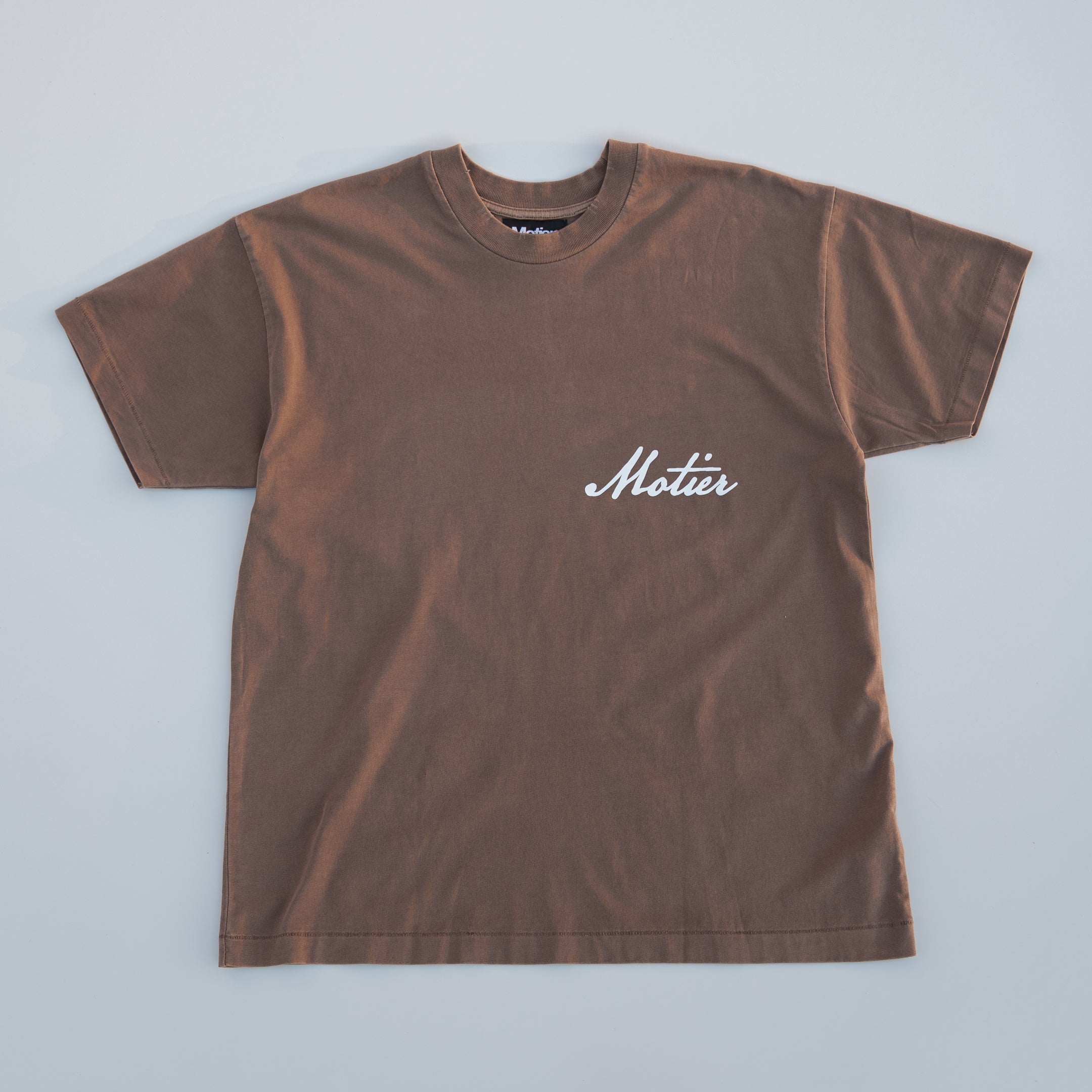 Ellington Handwritten Script Luxe Tee (Rustic Wood)