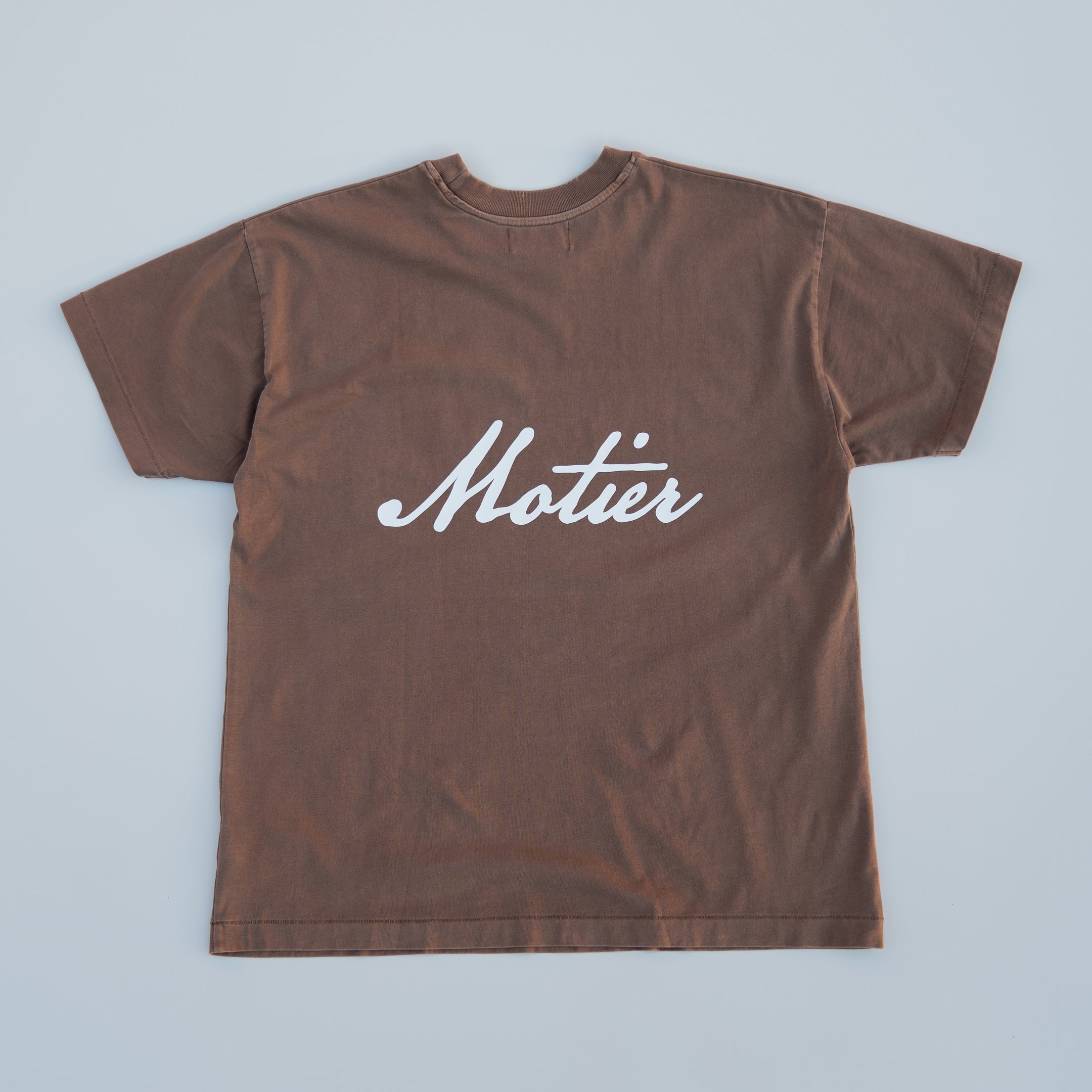 Ellington Handwritten Script Luxe Tee (Rustic Wood)