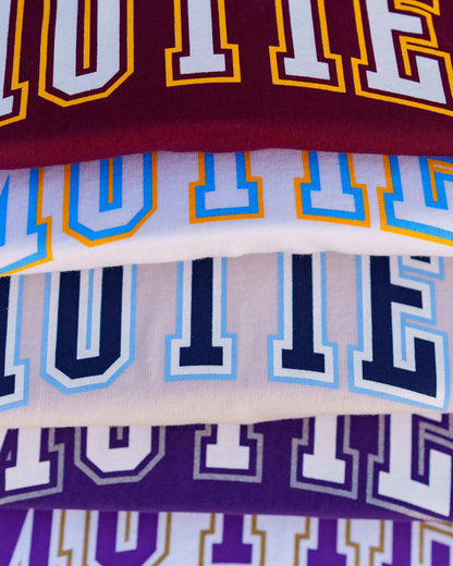 University Luxe Tee (Maroon) - Motier Lafayette 