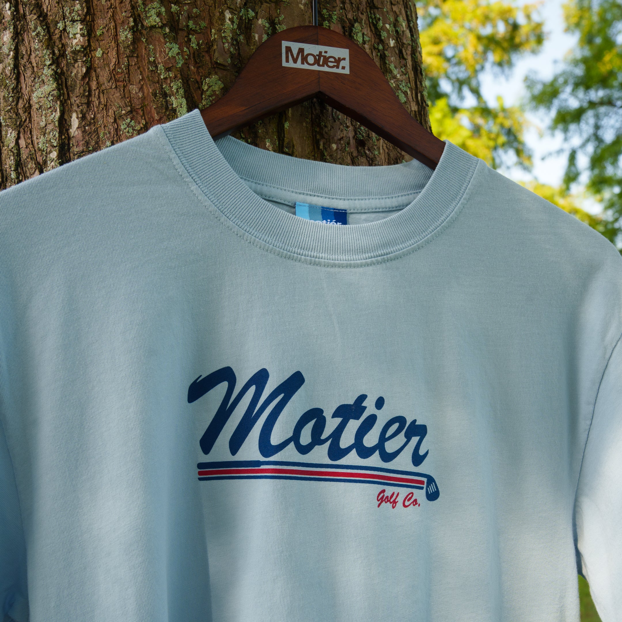 The Seven Iron Luxe Signature Tee (Skyway)