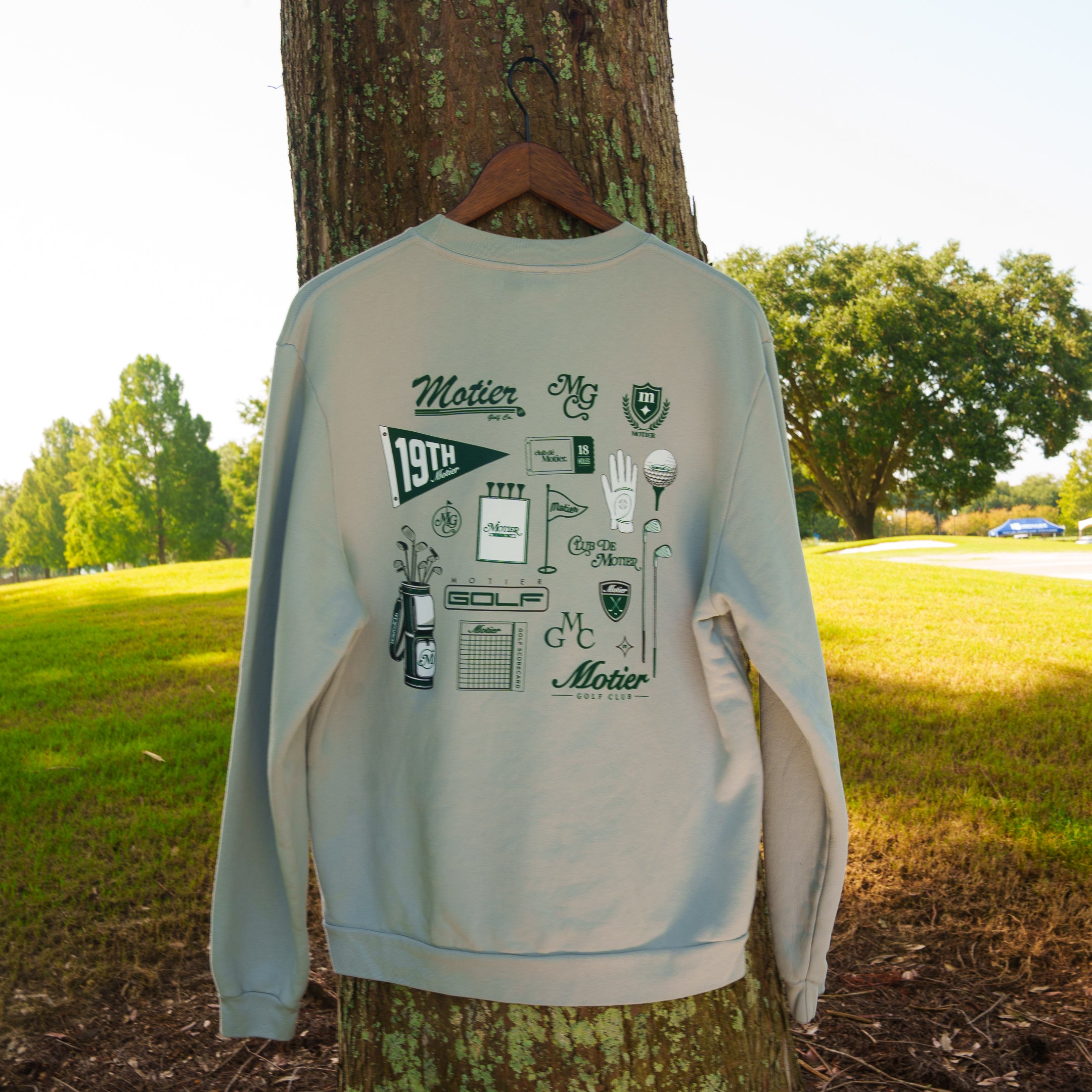 The Member's Only Luxe Crewneck (Harbor Mist)