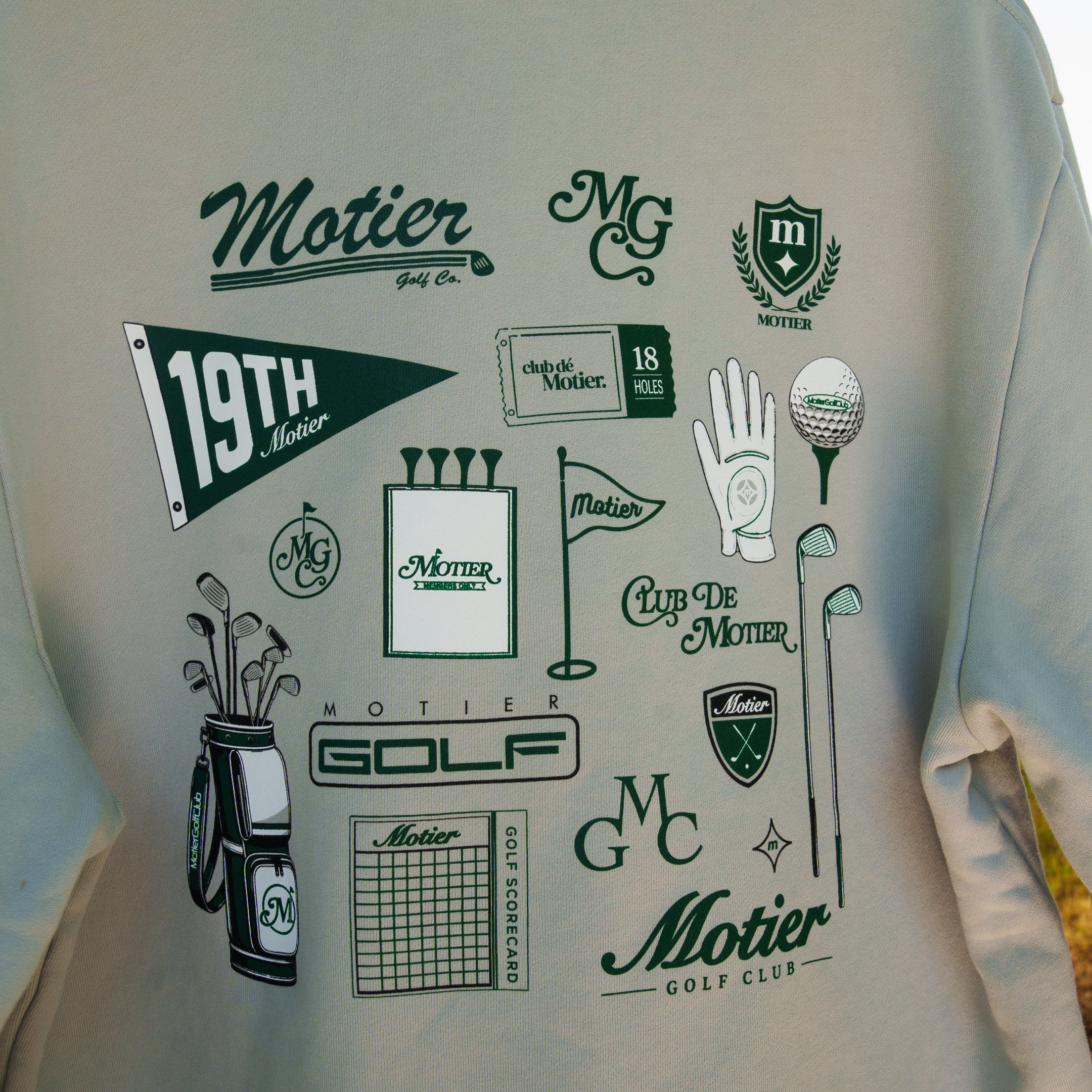 The Member's Only Luxe Crewneck (Harbor Mist)