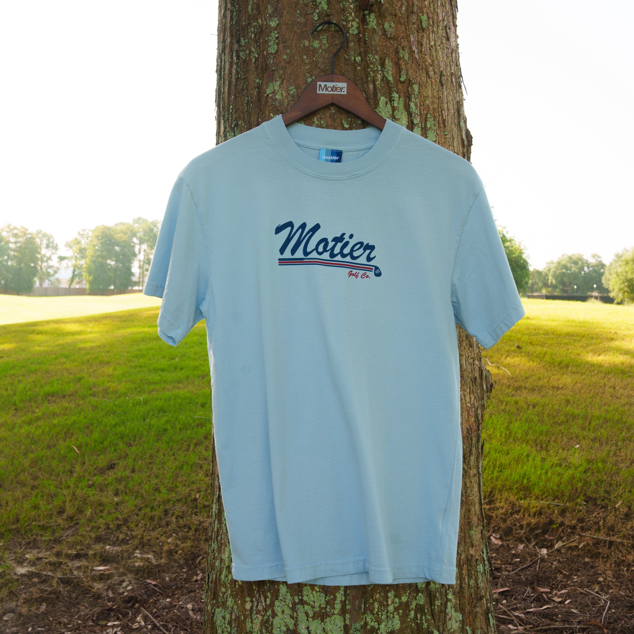The Seven Iron Luxe Signature Tee (Skyway)