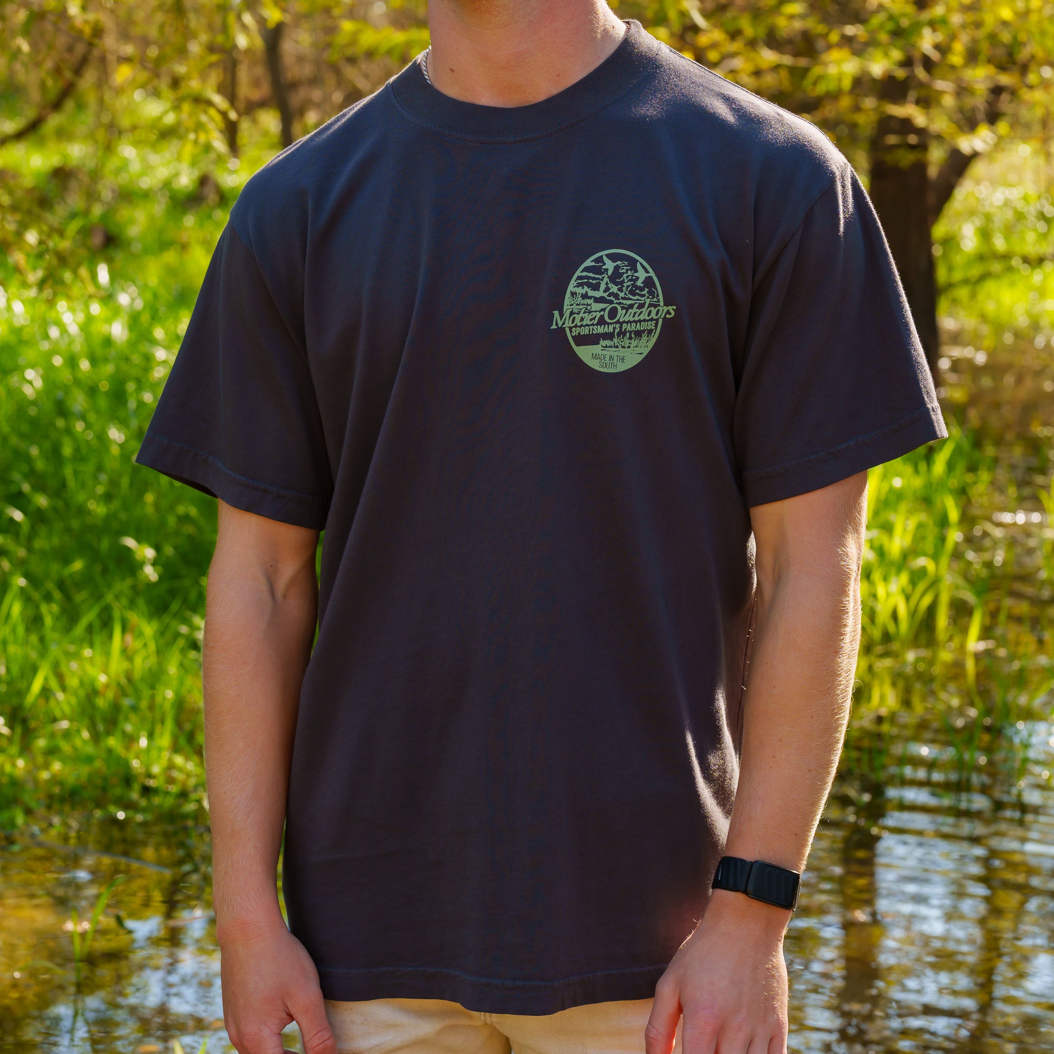 Made in the South Luxe Tee (Asphalt)