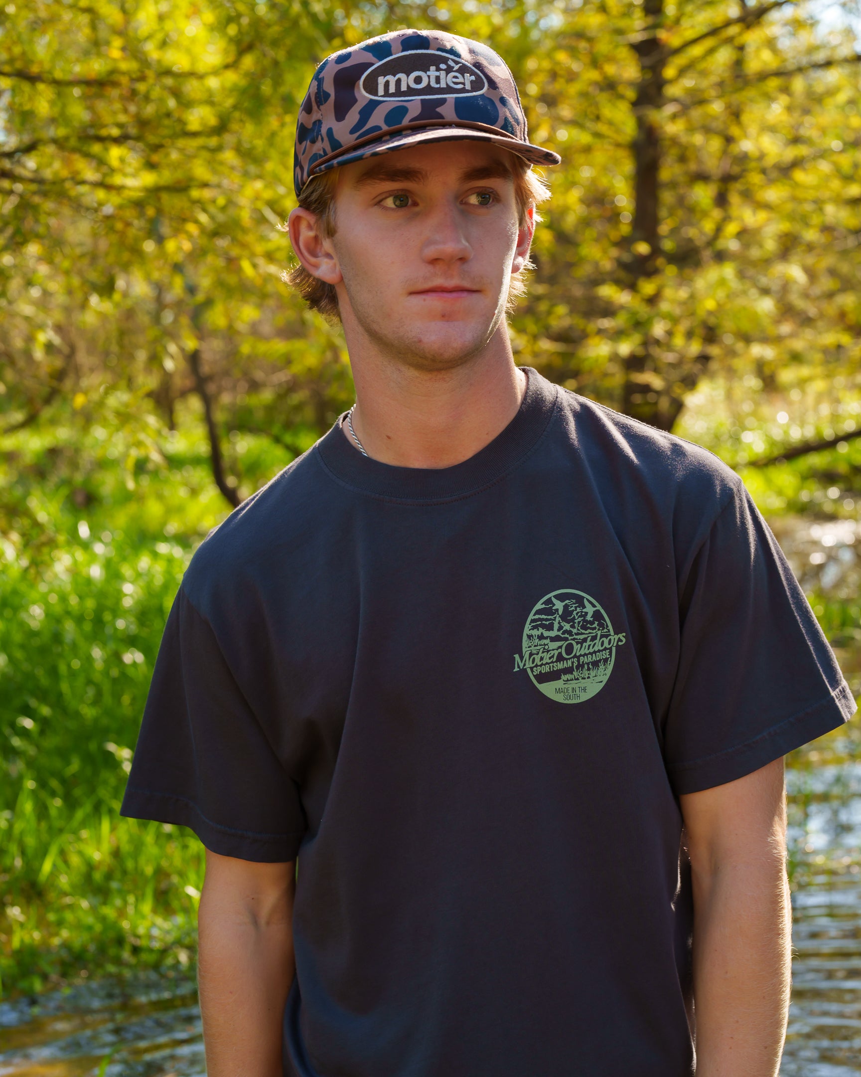 Made in the South Luxe Tee (Asphalt)