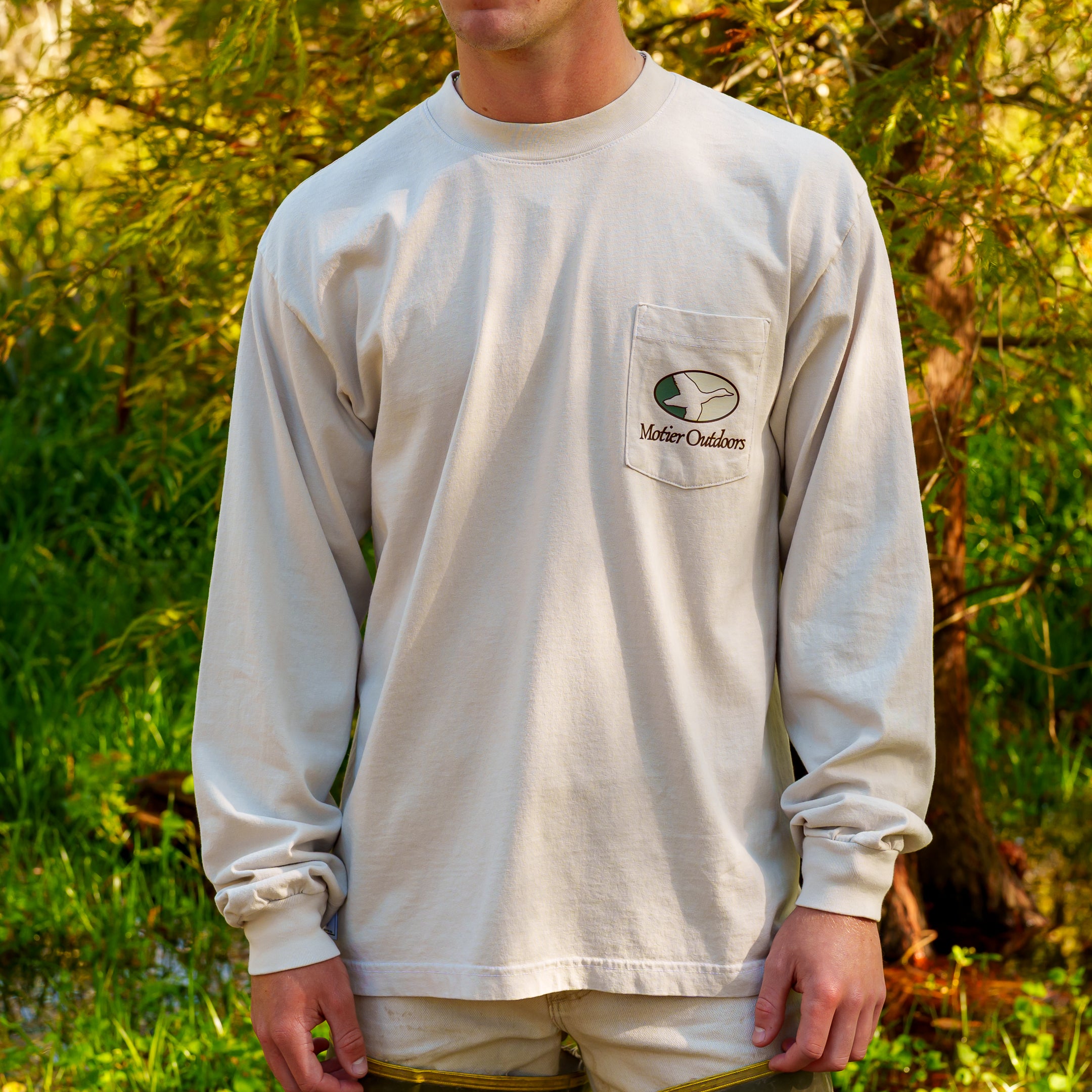 Mallard Luxe L/S Pocket Tee (Brush)