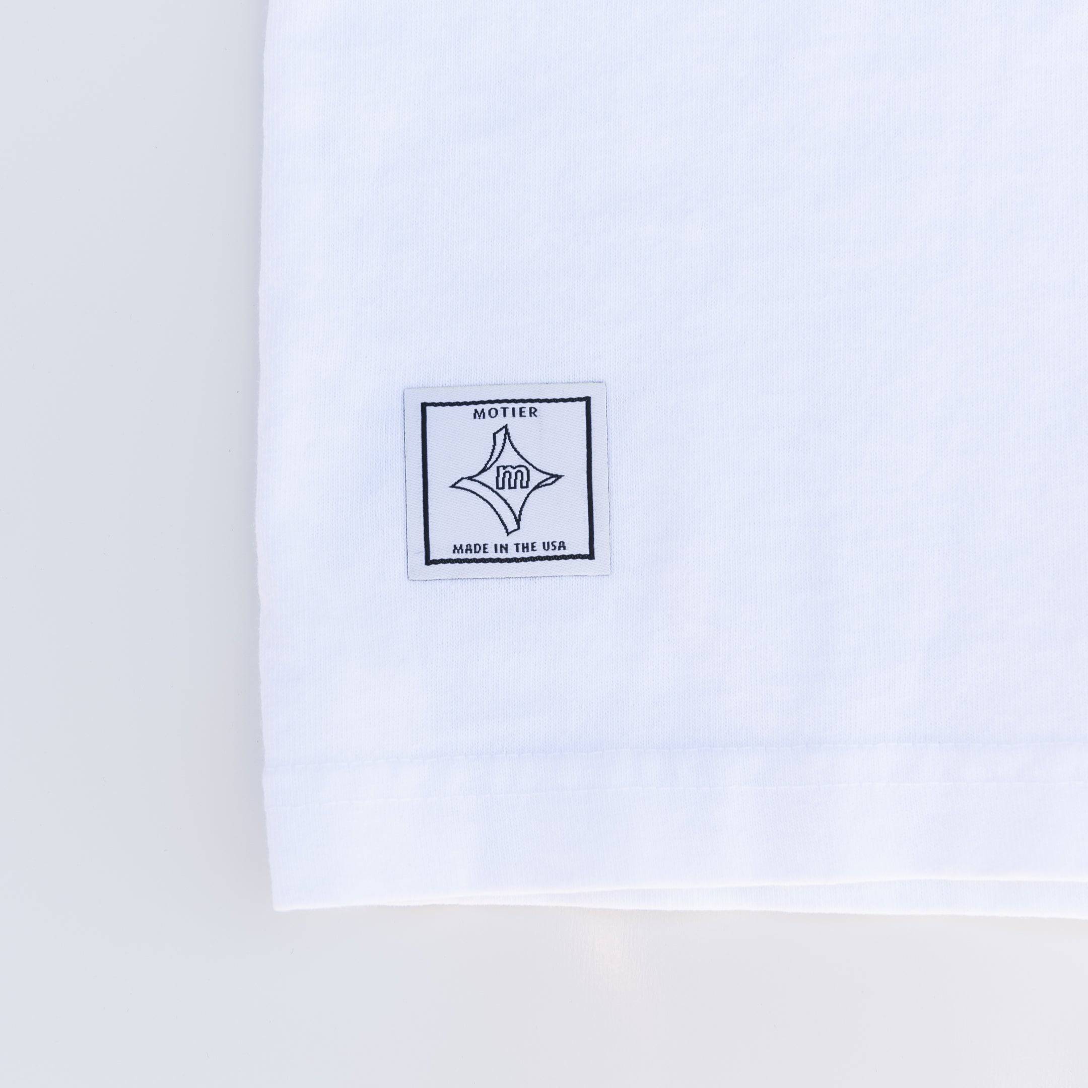 The Krewe De Motier Box Luxe Tee (White) - Motier Lafayette 
