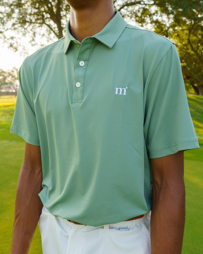 The Motier Tour Golf Polo (Tea Olive)