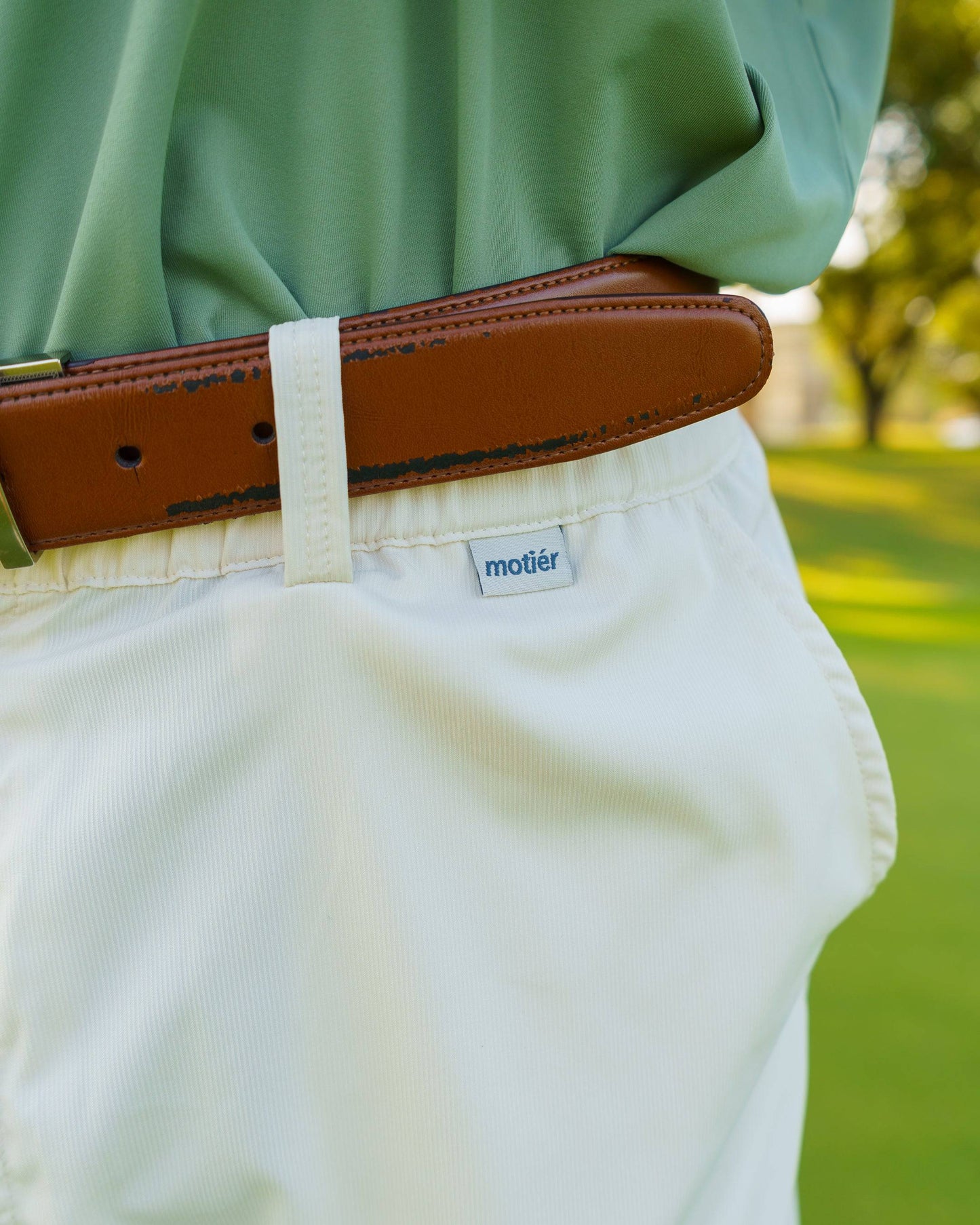 The Range Golf Shorts (Bone)