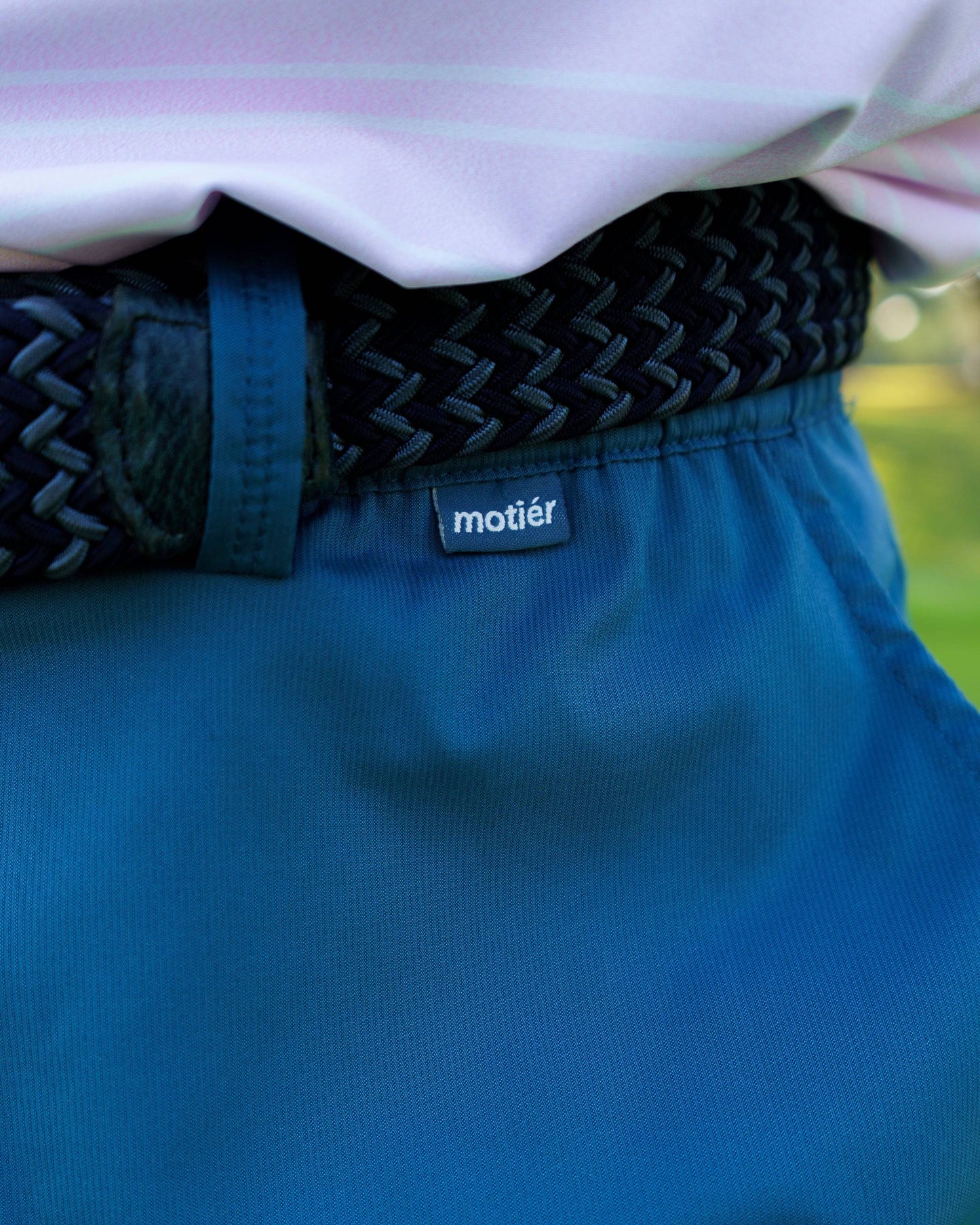 The Range Golf Shorts (Slate Blue) - Motier Lafayette 