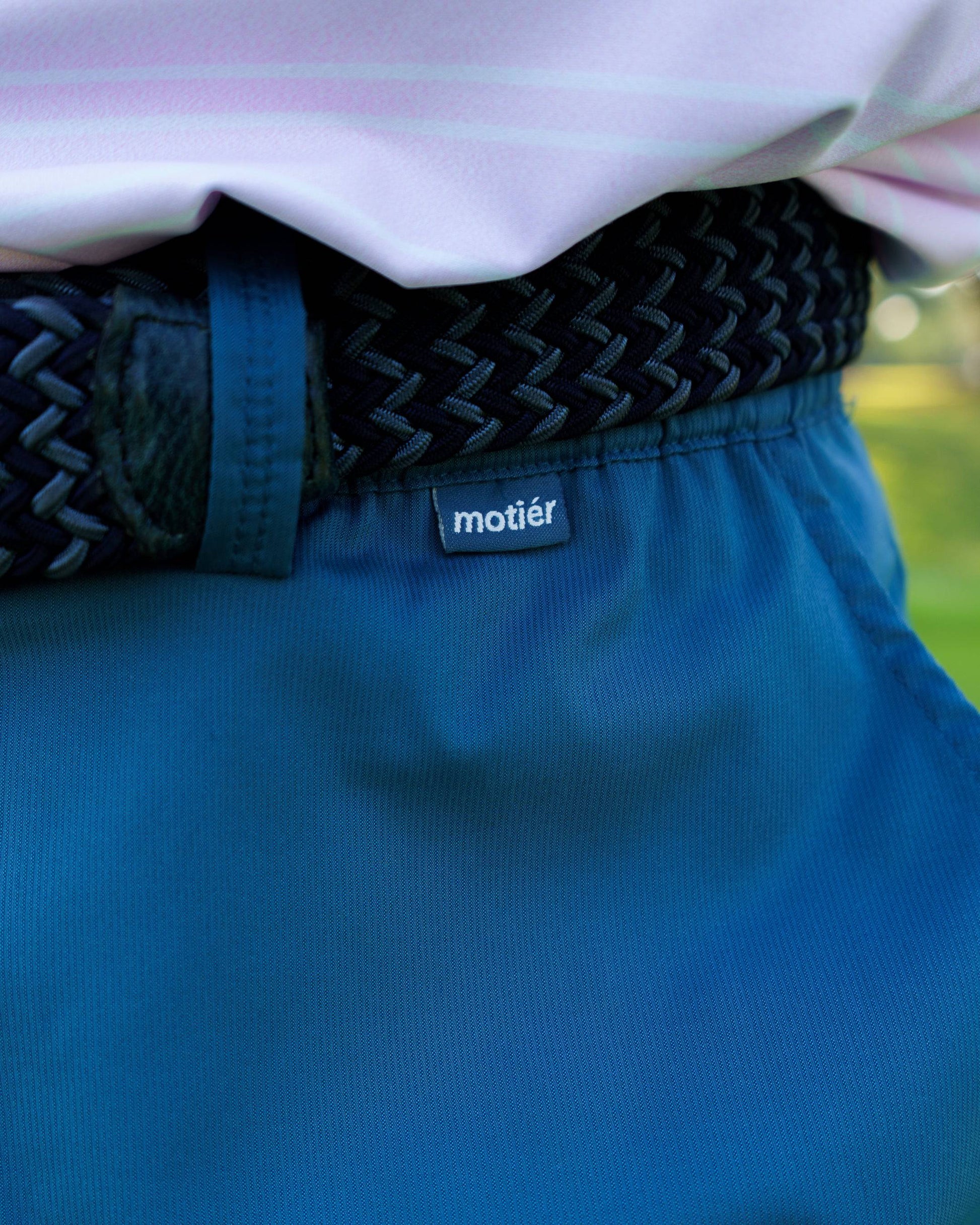 The Range Golf Shorts (Slate Blue) - Motier Lafayette 