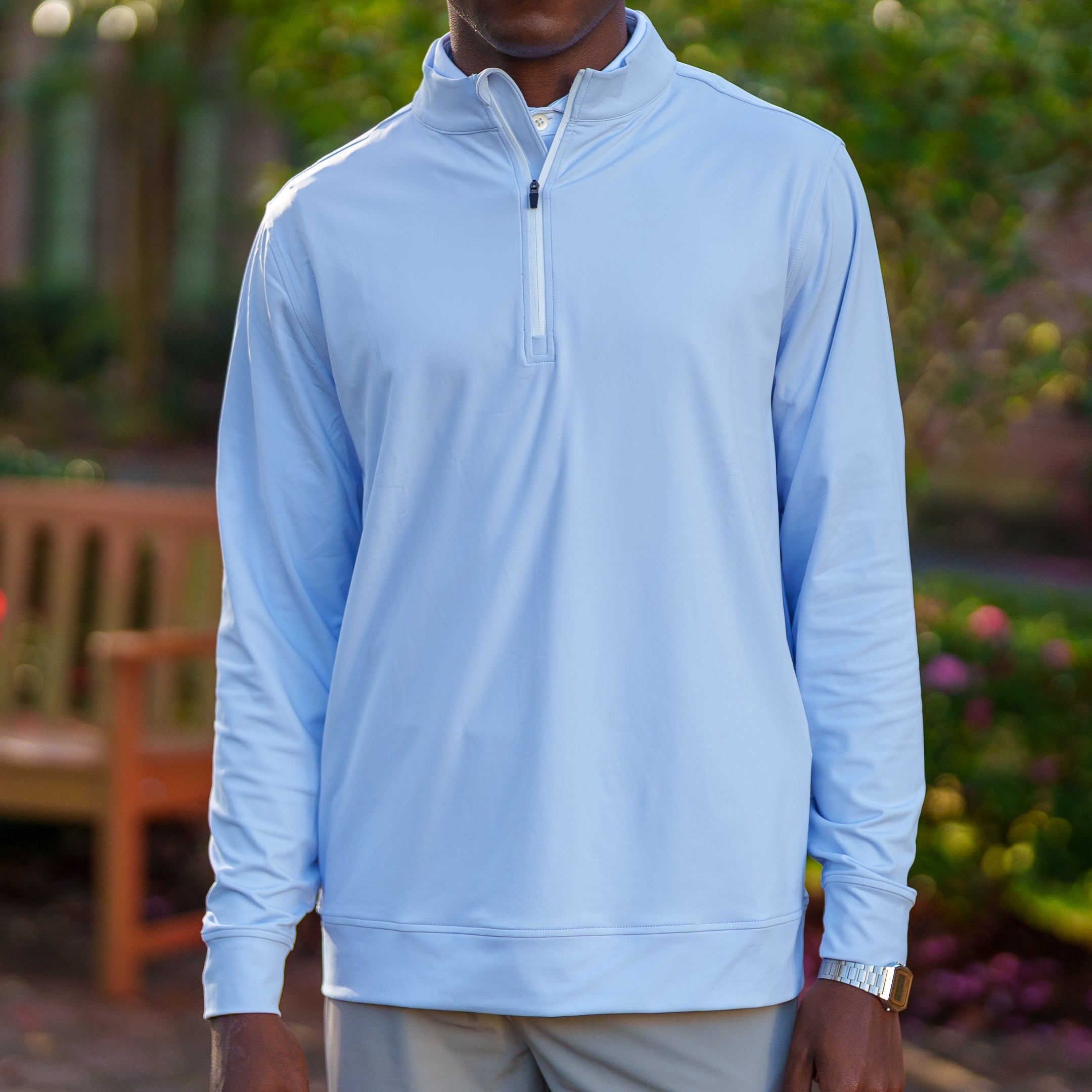 The Riviera Quarter Zip (Frost)