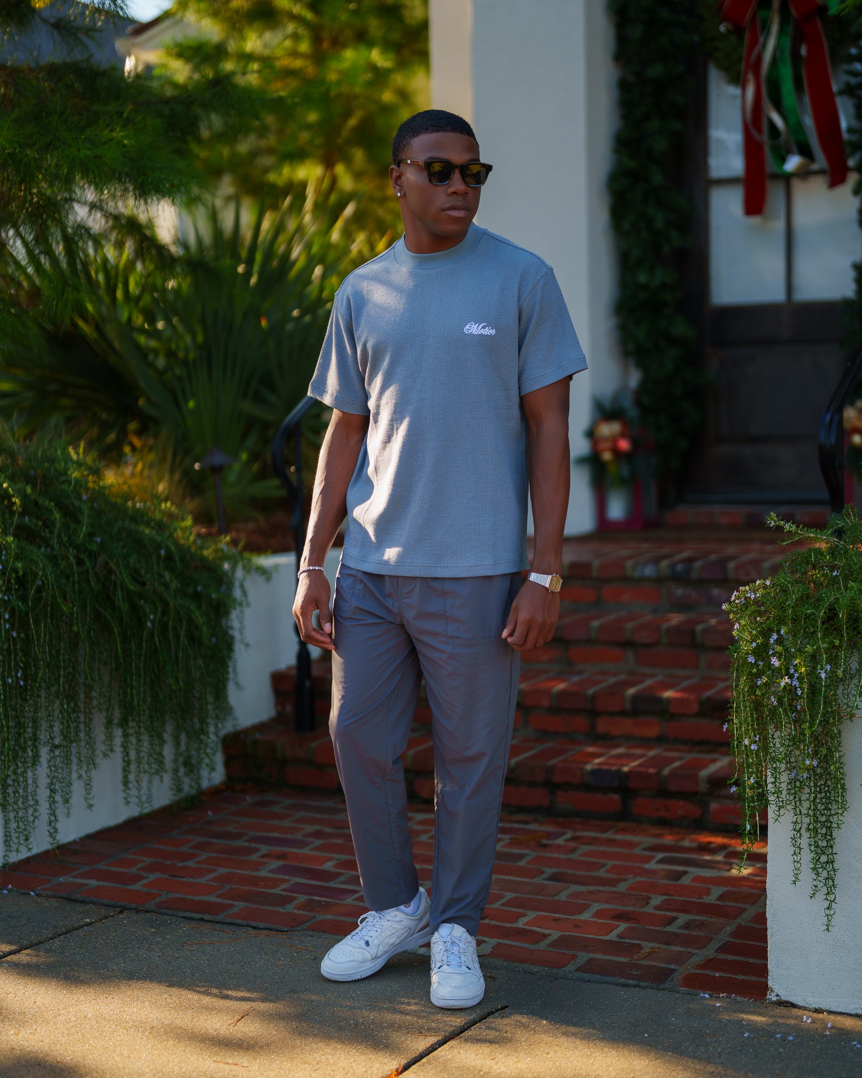 The Sterling Waffle Tee II (Storm Cloud)