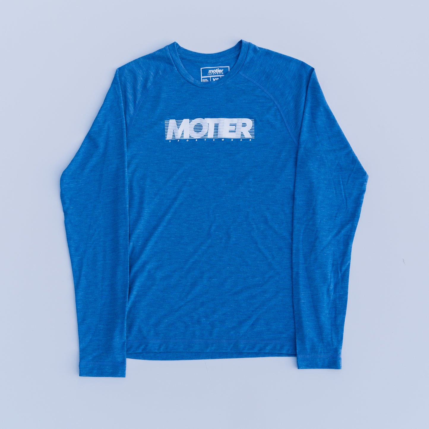 The Retrospect L/S Active Tee (Heather Royal) - Motier Lafayette 