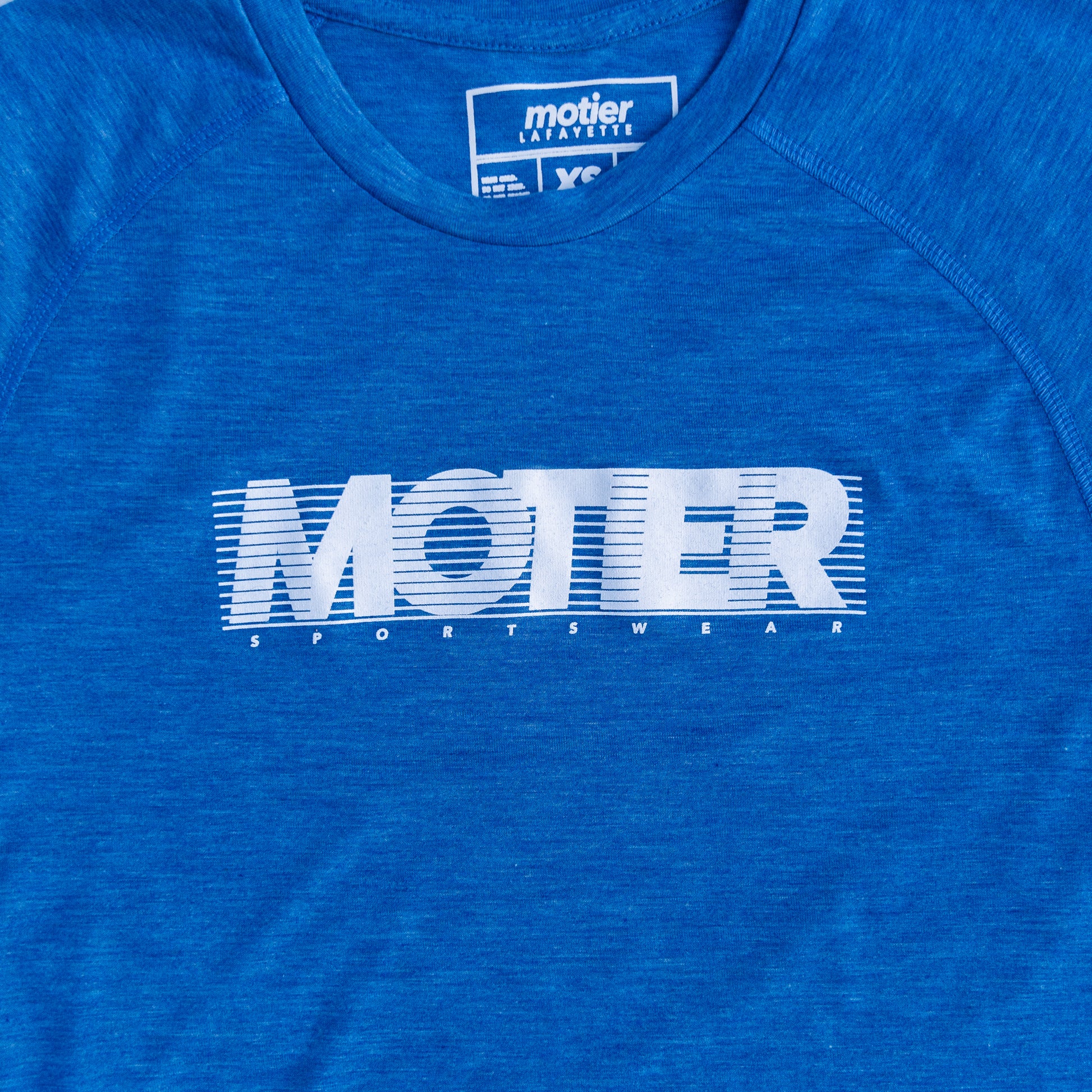 The Retrospect L/S Active Tee (Heather Royal) - Motier Lafayette 