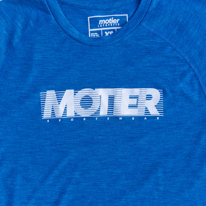 The Retrospect L/S Active Tee (Heather Royal) - Motier Lafayette 