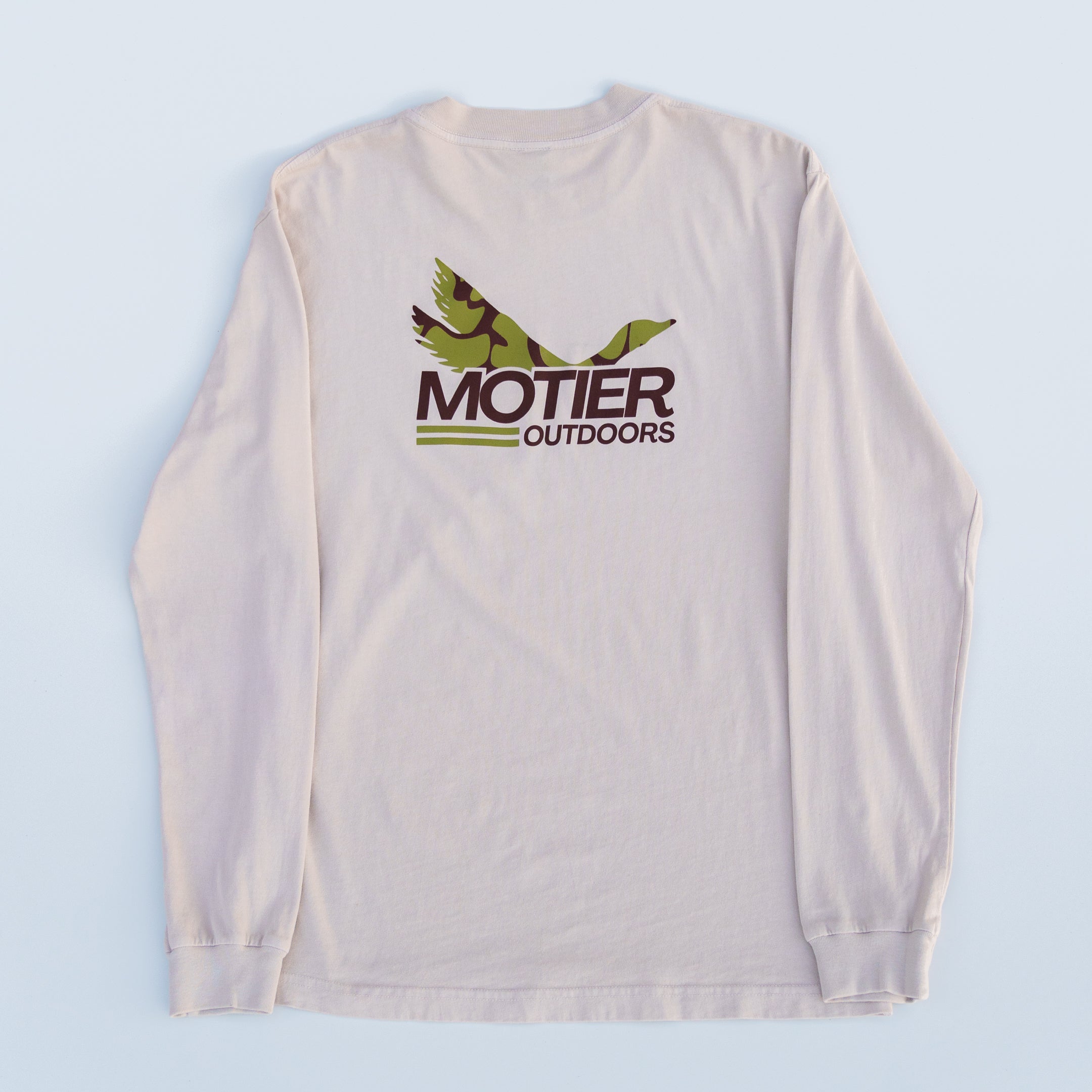 Motier Outdoors Camo L/S Luxe Tee (White Sand)