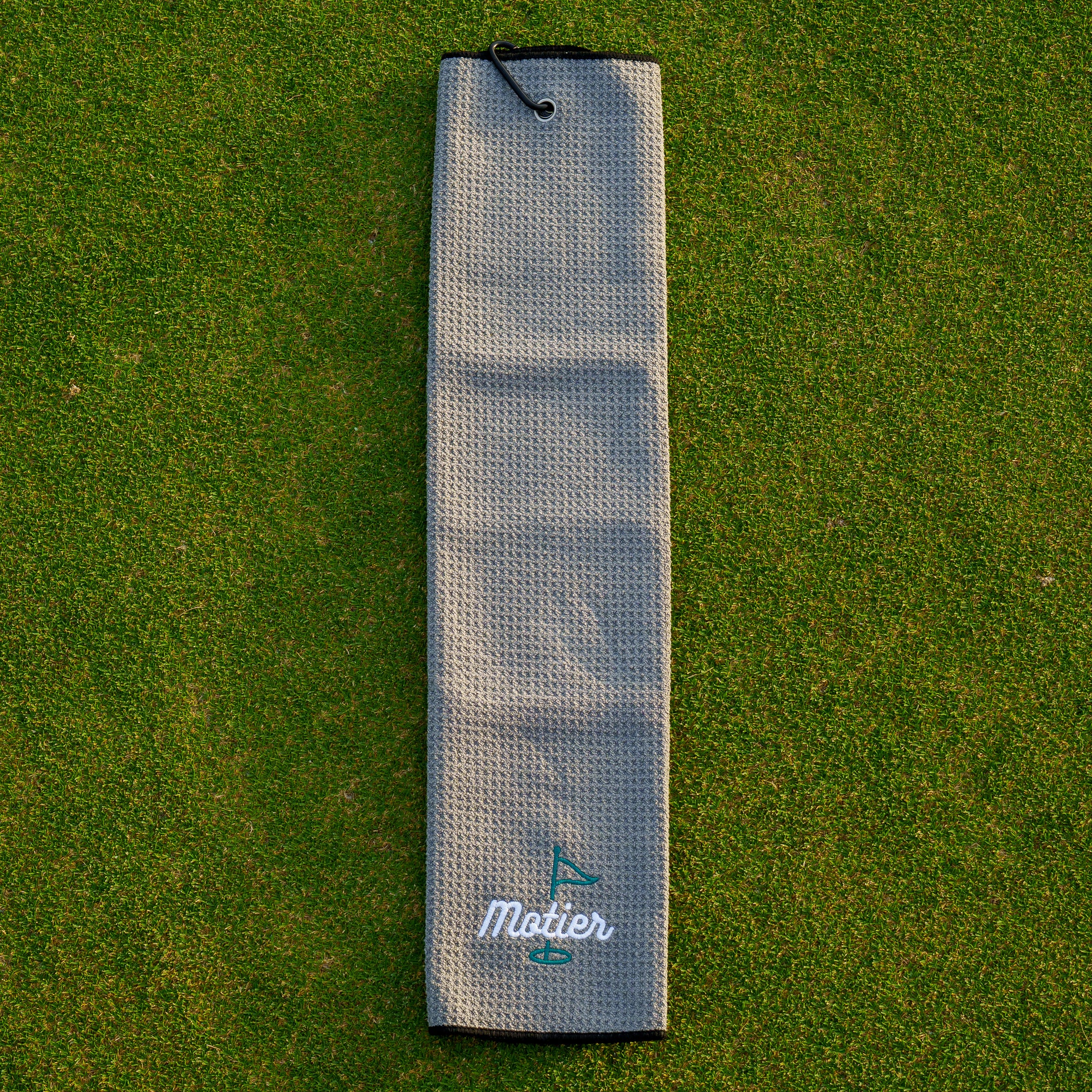 The Pin MicroFiber Golf Towel (Grey)