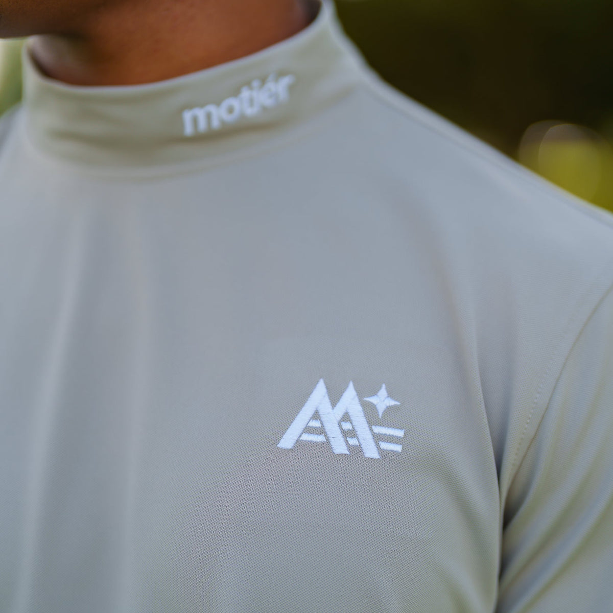 The Motier Tour Performance Mock Neck (Grey)