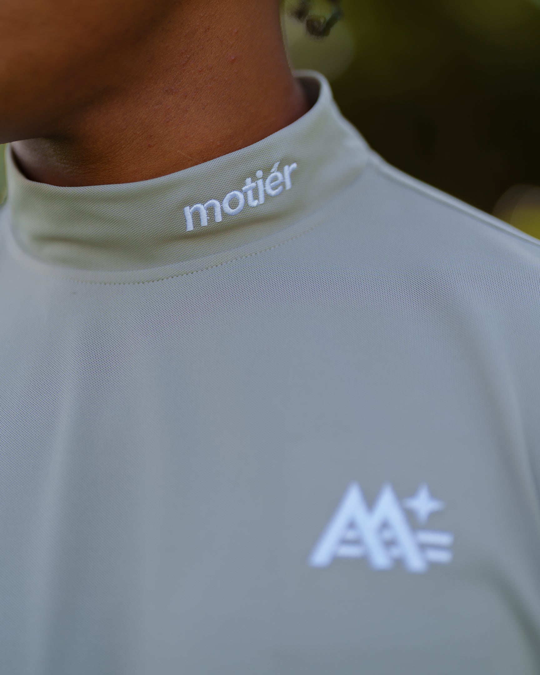 The Motier Tour Performance Mock Neck (Grey)