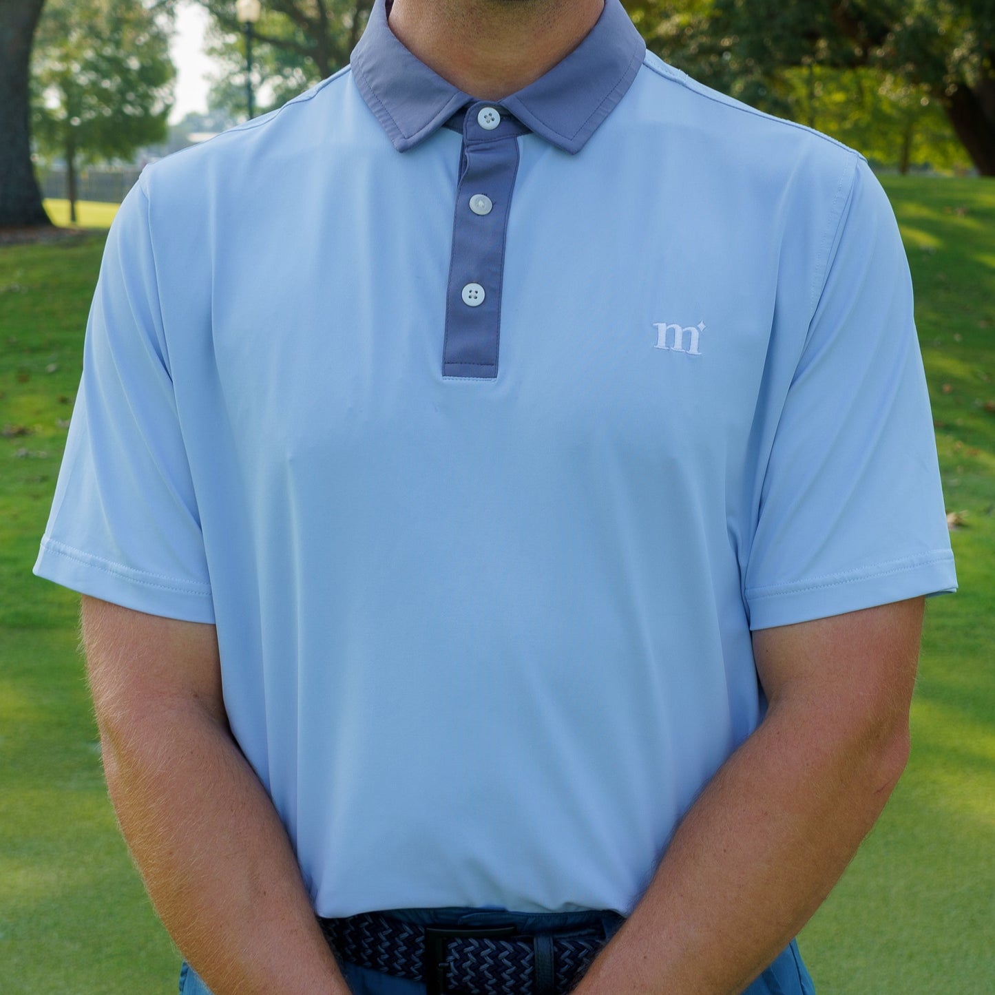 The Motier Tour Golf Polo (Morning Glory)