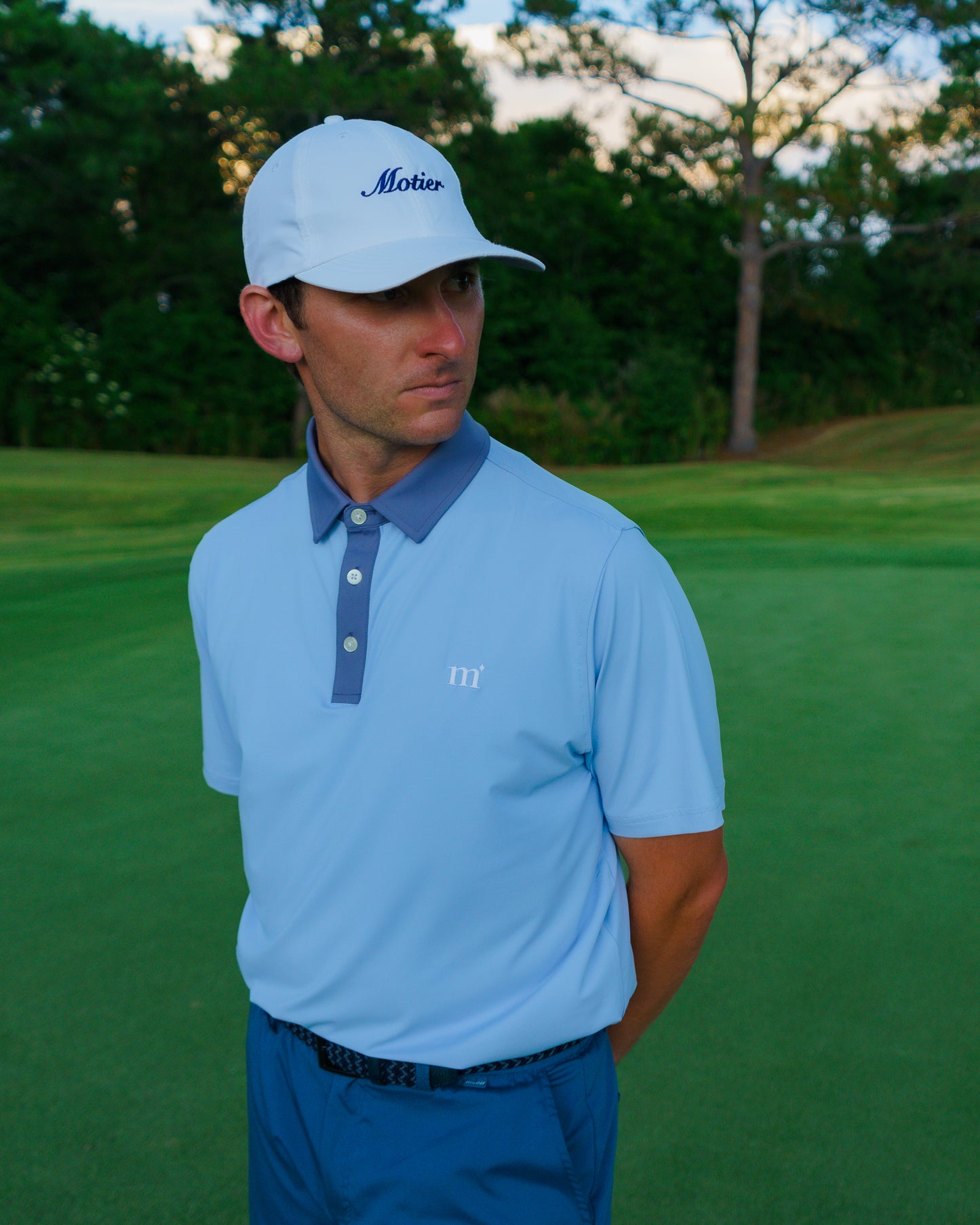 The Motier Tour Golf Polo (Morning Glory)
