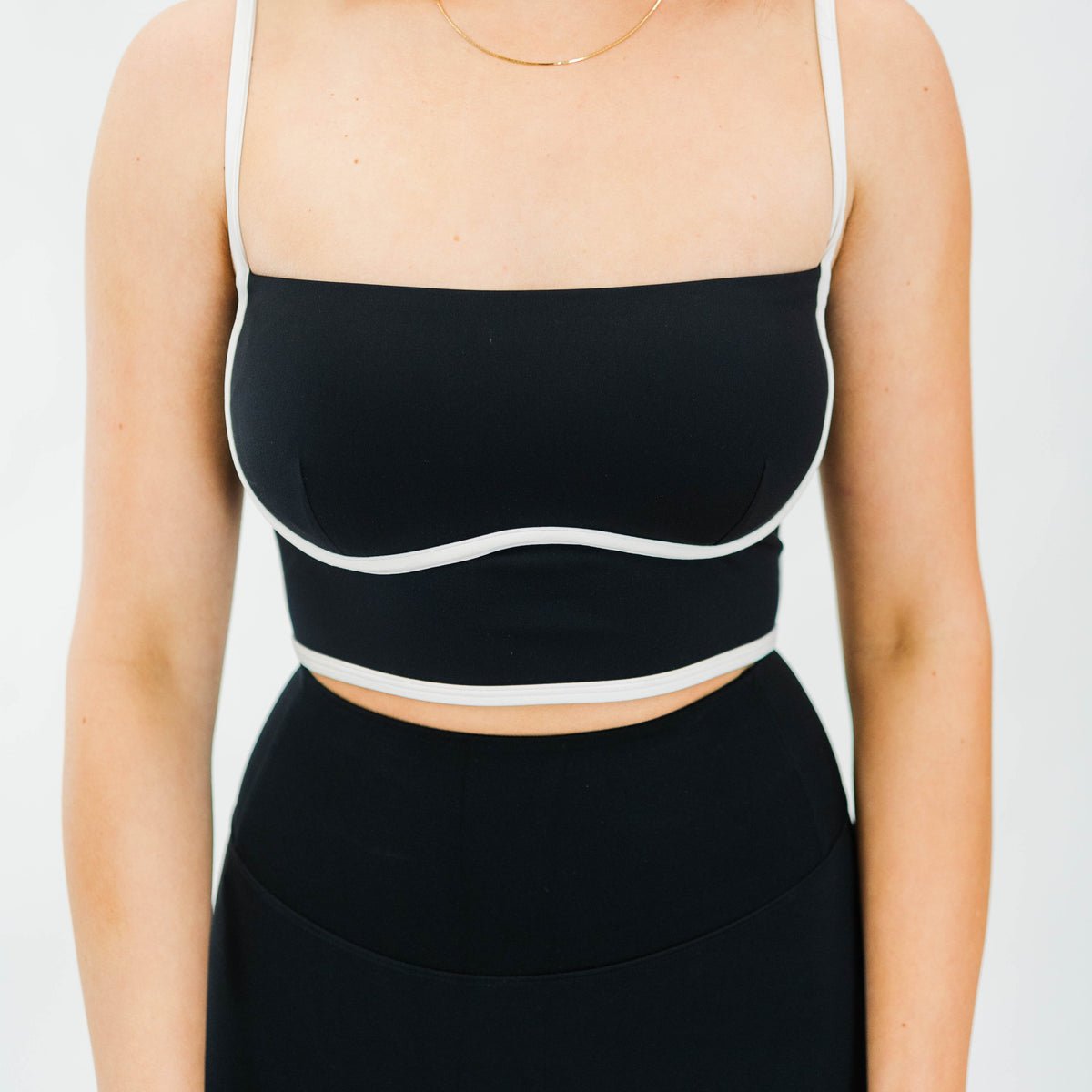 Black Motier Lafayette Women's Sculpting Bra showing supportive design and smooth fabric, ideal for everyday wear.