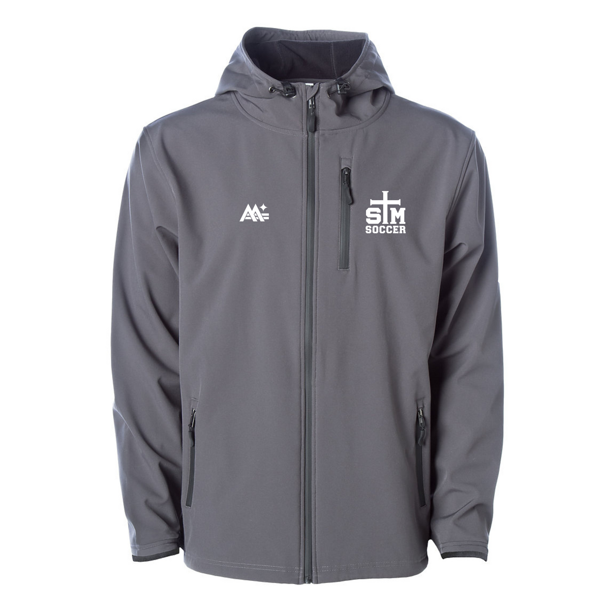Motier Lafayette Polar Tech Fleece Jacket in grey, featuring a cozy fleece fabric and casual fit for outdoor wear.