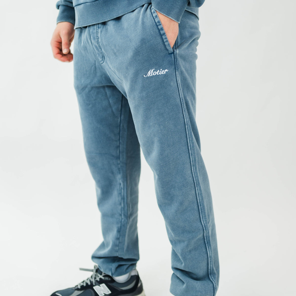 Motier Lafayette Vital Signature Sweatpants in Infinity color, XS size, featuring a comfortable fit and stylish design.