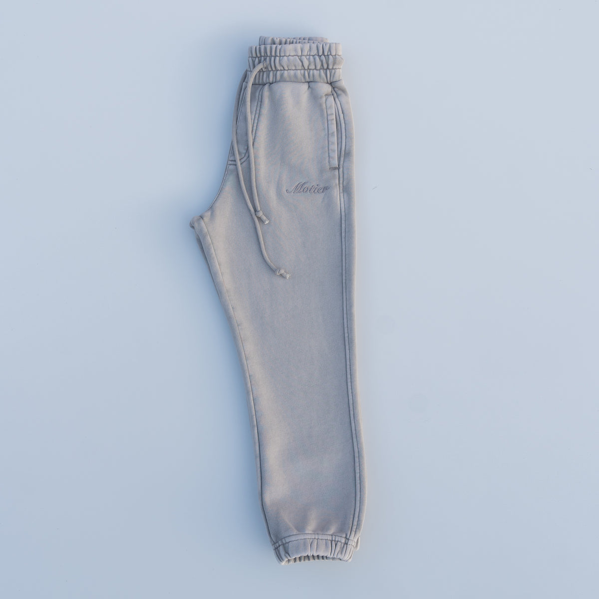 Youth Motier Lafayette Vital Signature Sweatpants in Paloma color, soft fabric, relaxed fit, with elastic waistband and cuffs.