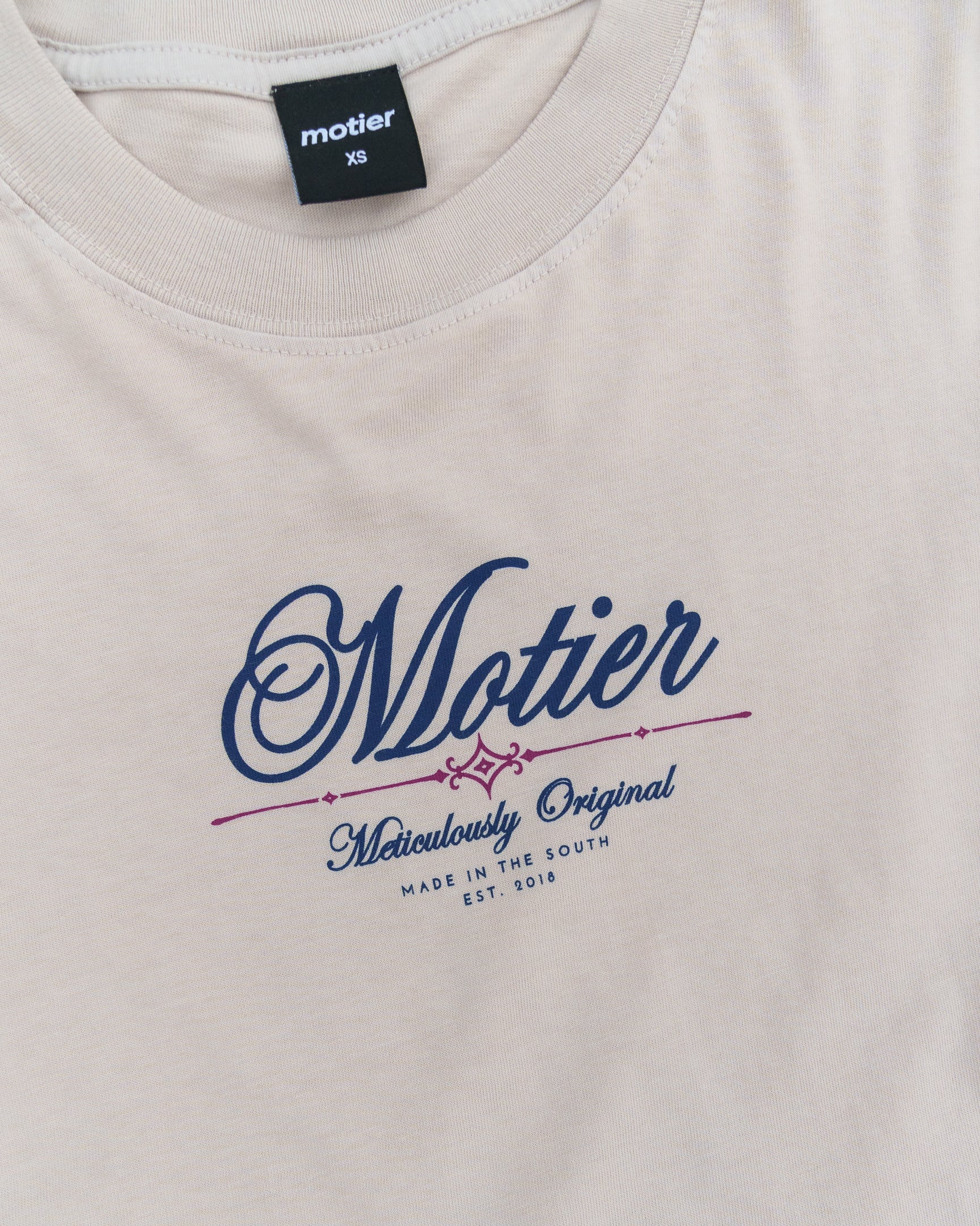 Motier Estate Long Sleeve Luxe Tee (Sandstone) - Motier Lafayette 