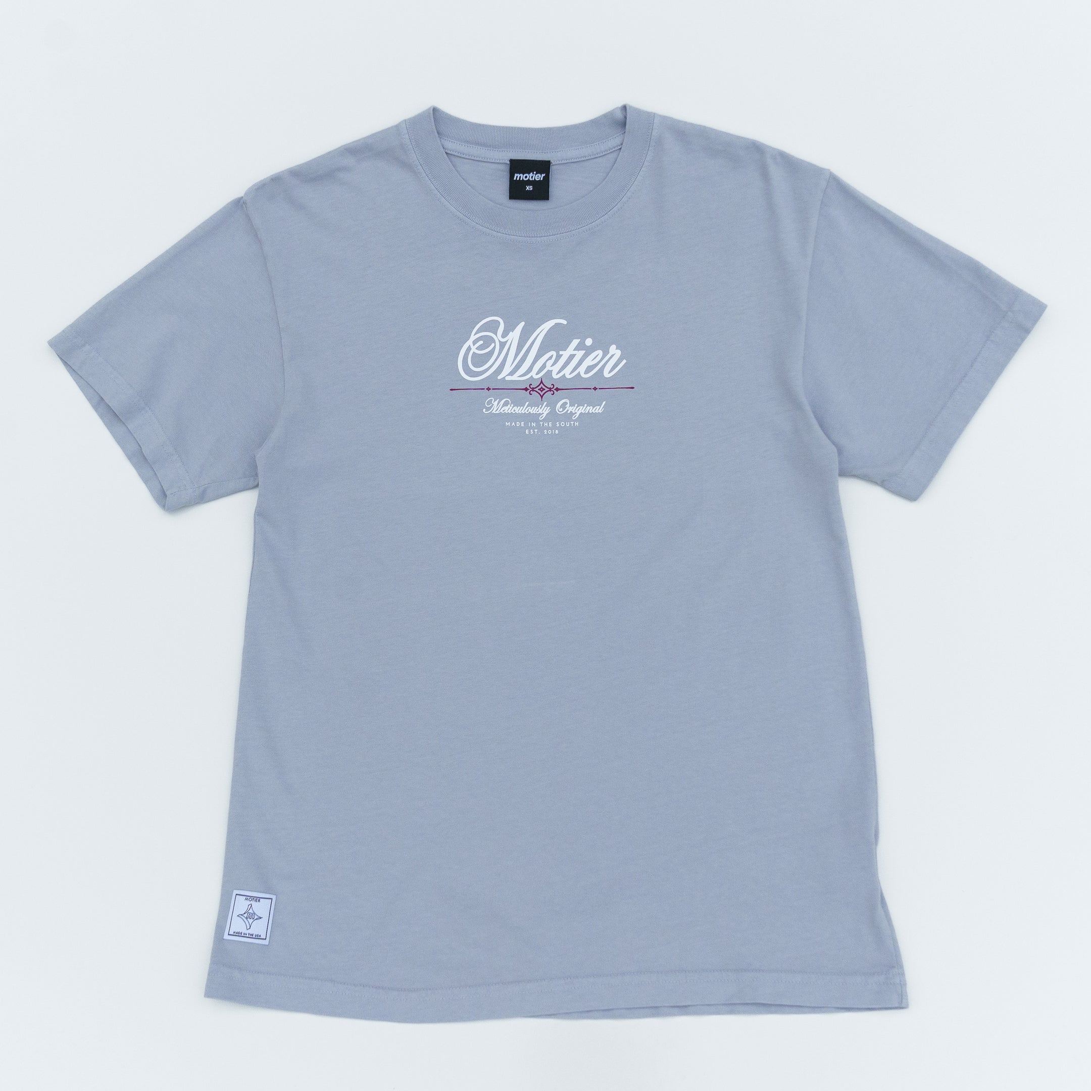 Motier Estate Signature Luxe Tee (Storm Cloud) - Motier Lafayette 