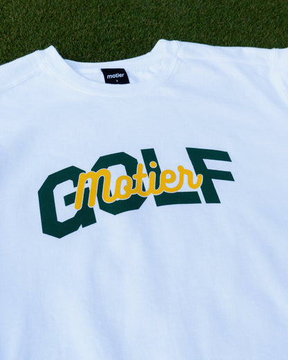 The Motier Golf Crewneck (White)