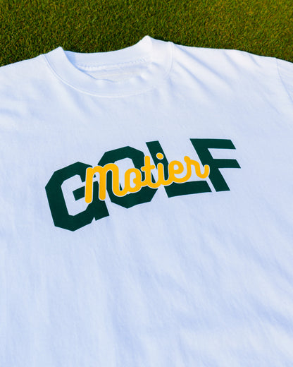 The Motier Golf Luxe Tee (White)