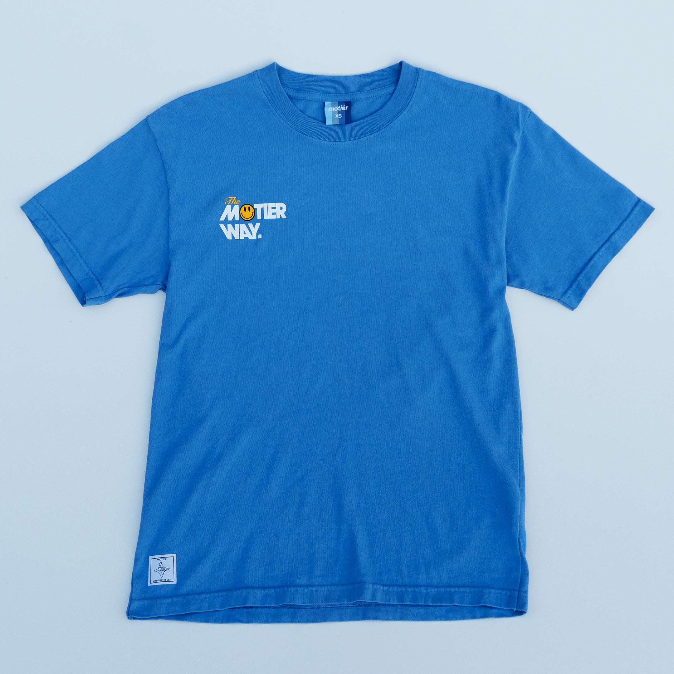 The Motier Way Luxe Signature Tee (Royal Sapphire) - Motier Lafayette 