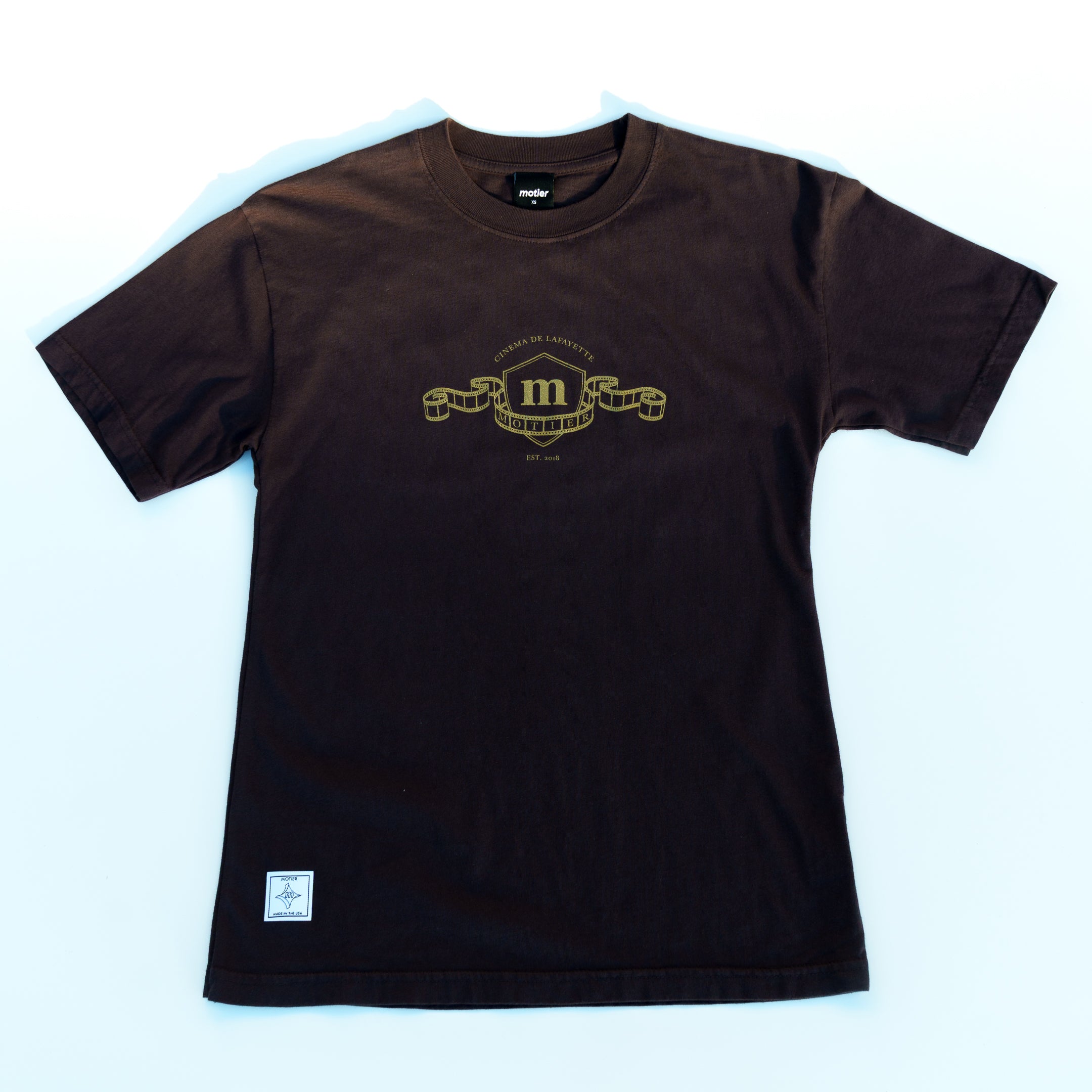 Cinema De Lafayette Luxe Signature Tee (Black Onyx) - Motier Lafayette 