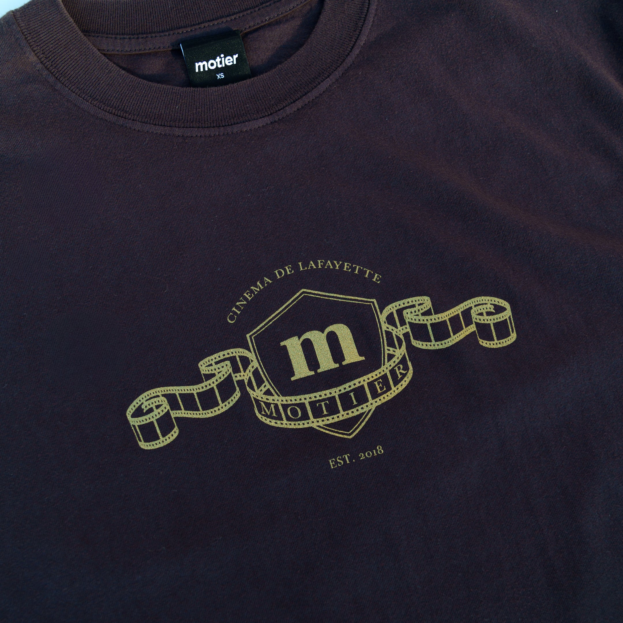 Cinema De Lafayette Luxe Signature Tee (Black Onyx) - Motier Lafayette 