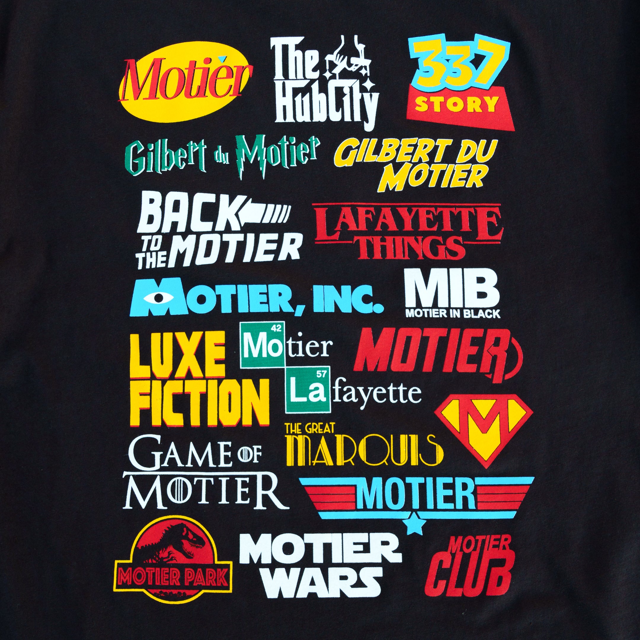 Cinema De Lafayette Luxe Signature Tee (Black Onyx) - Motier Lafayette 