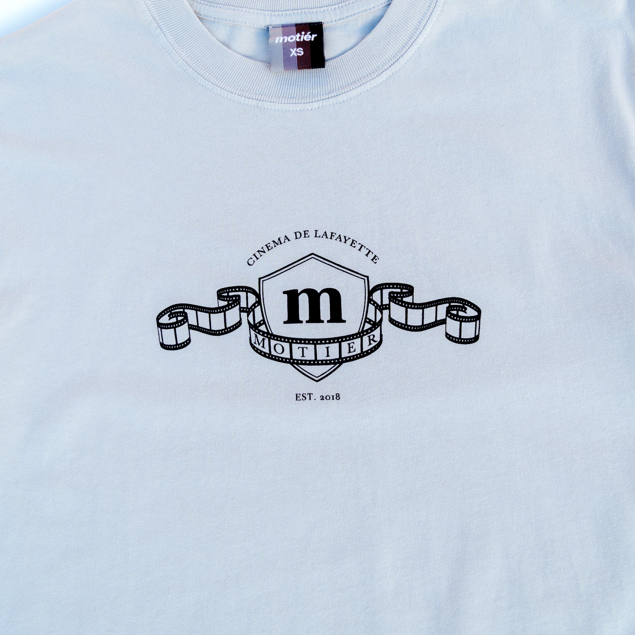 Cinema De Lafayette Luxe Signature Tee (Harbor Mist) - Motier Lafayette 