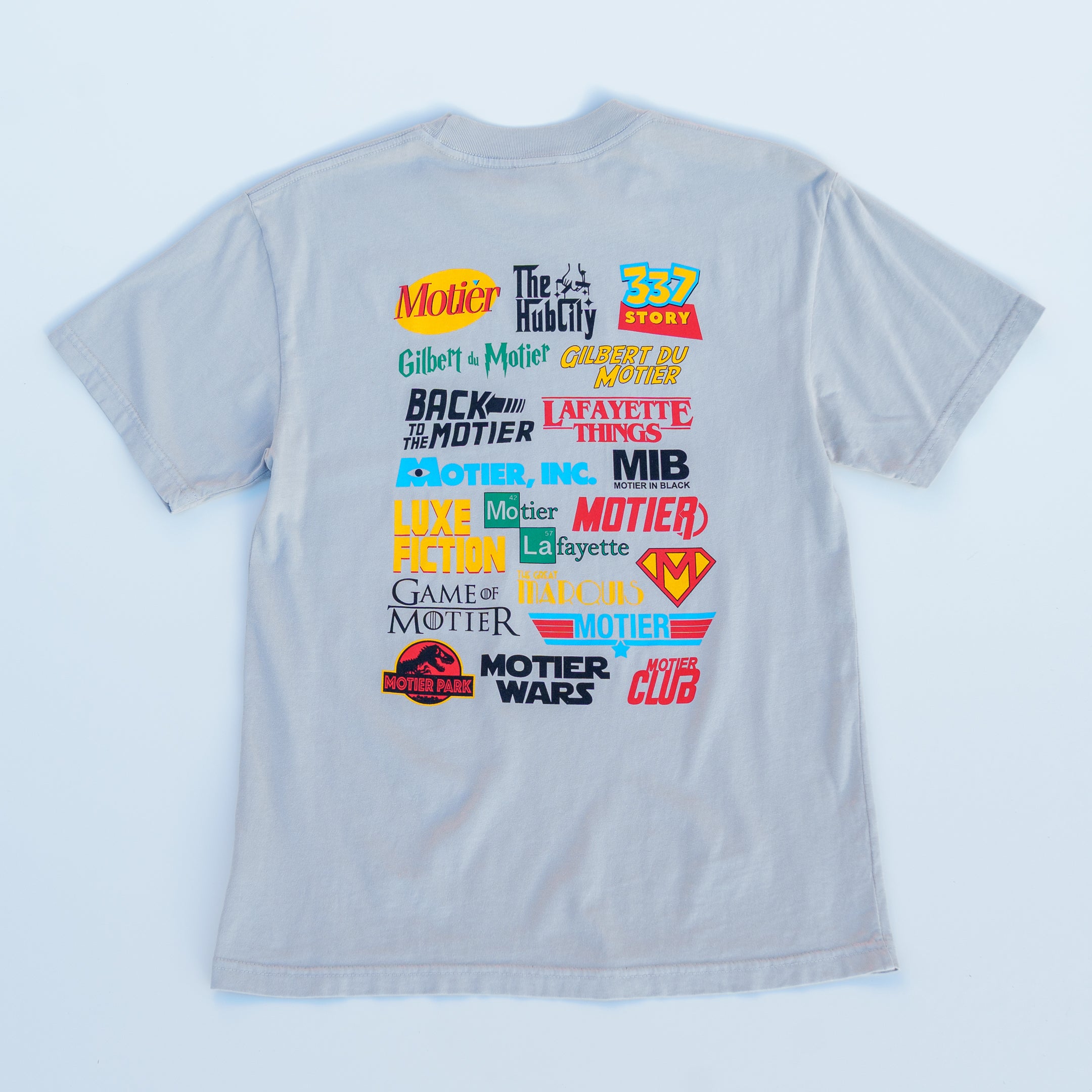 Cinema De Lafayette Luxe Signature Tee (Harbor Mist) - Motier Lafayette 